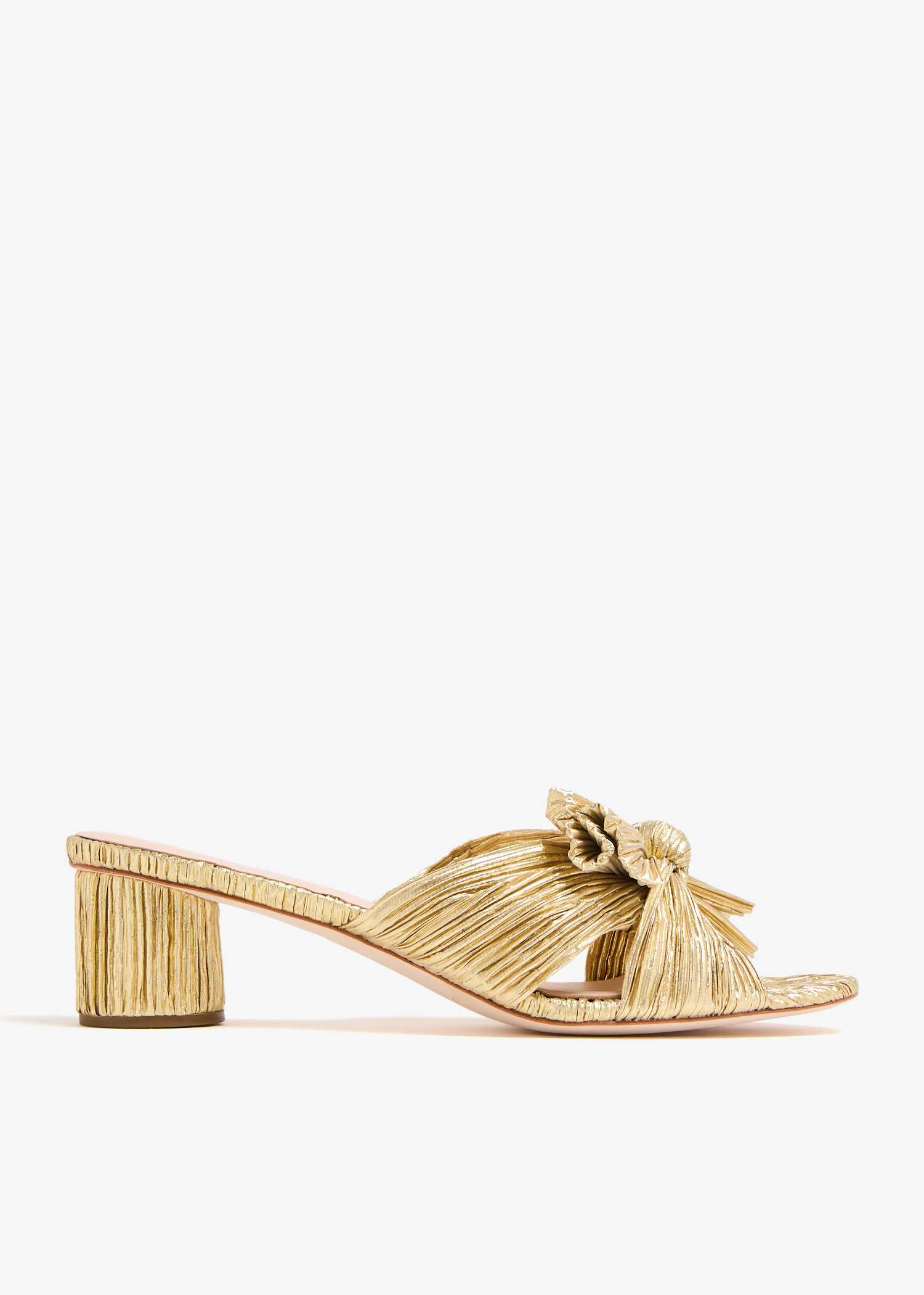 

Emilia mules, Gold