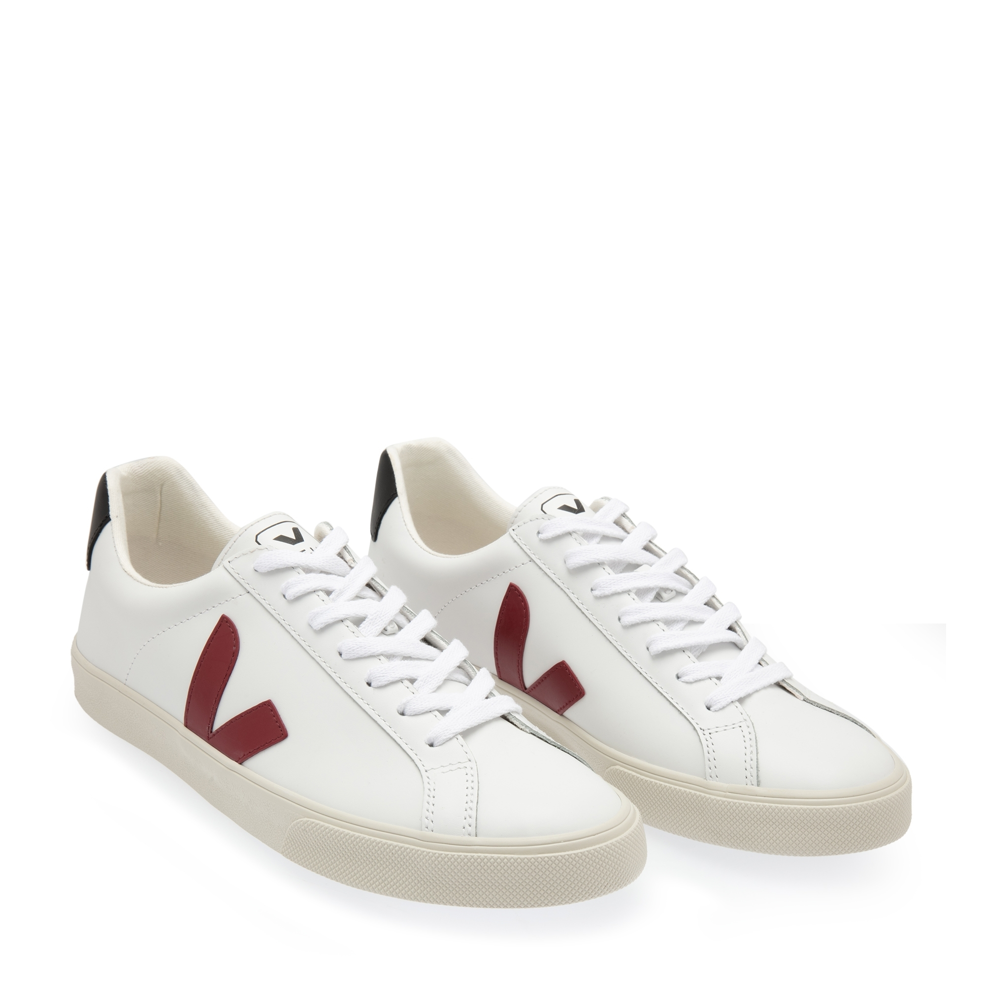 

Campo leather trainers, White