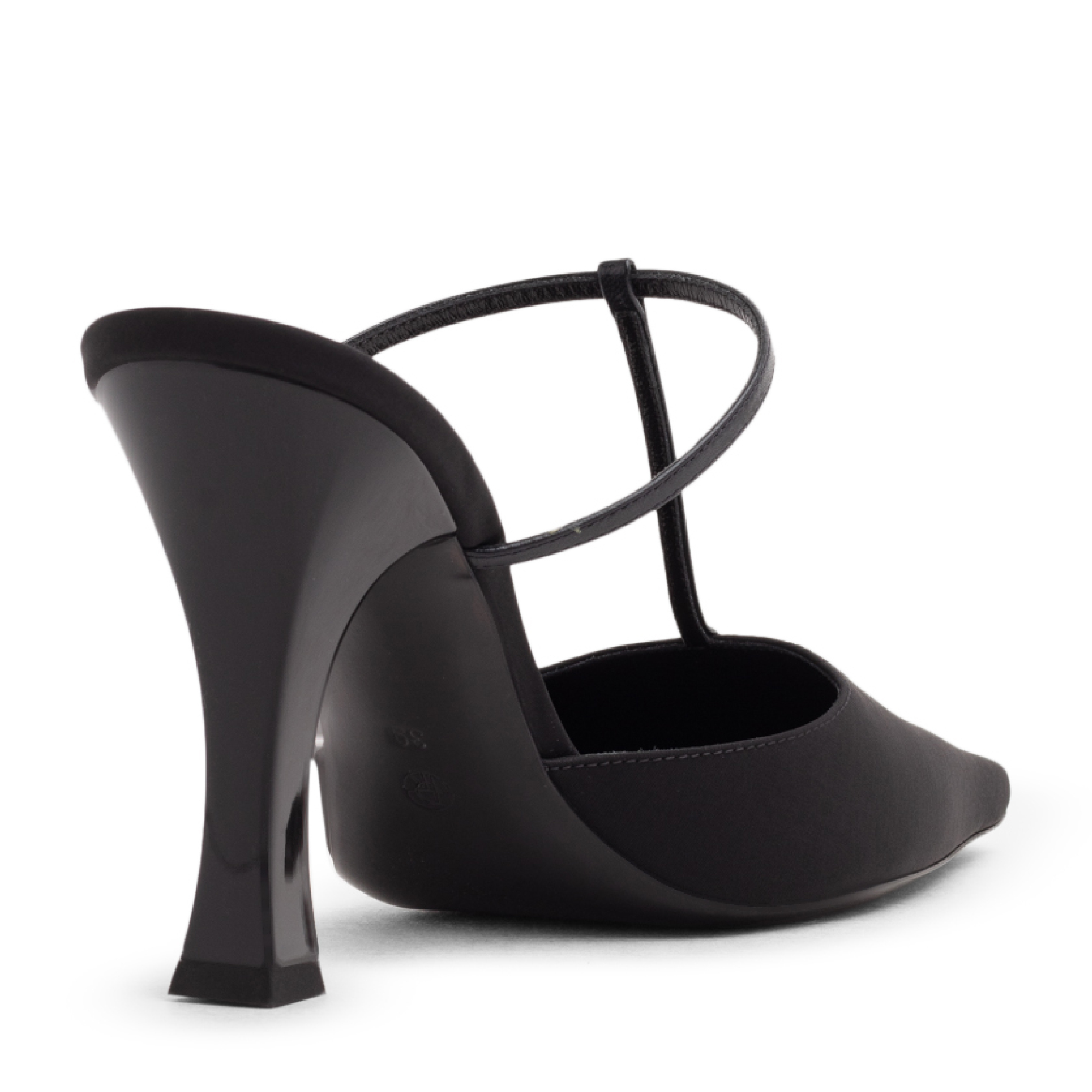 

Office leather mules, Black