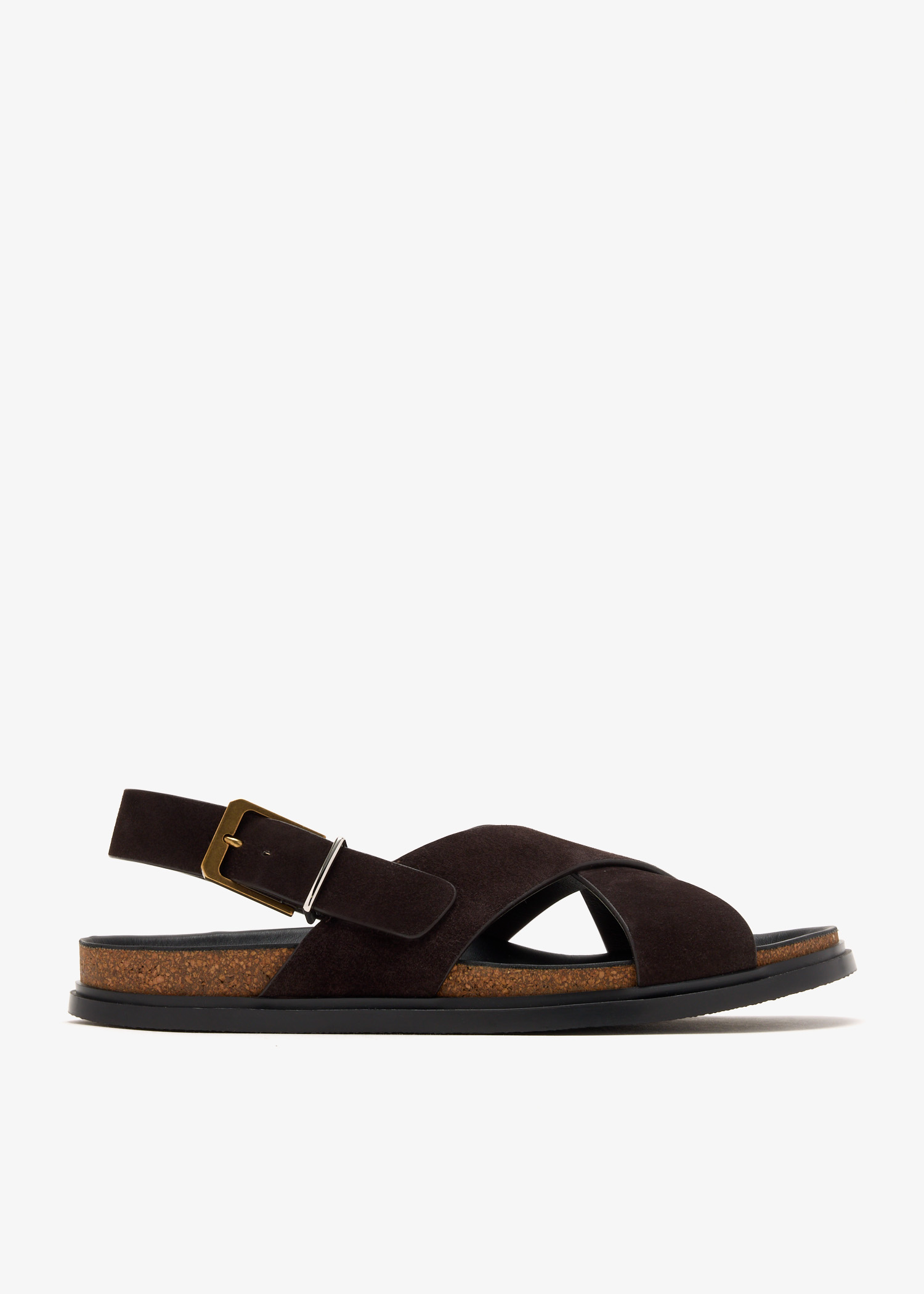 

Buckle sandals, Brown