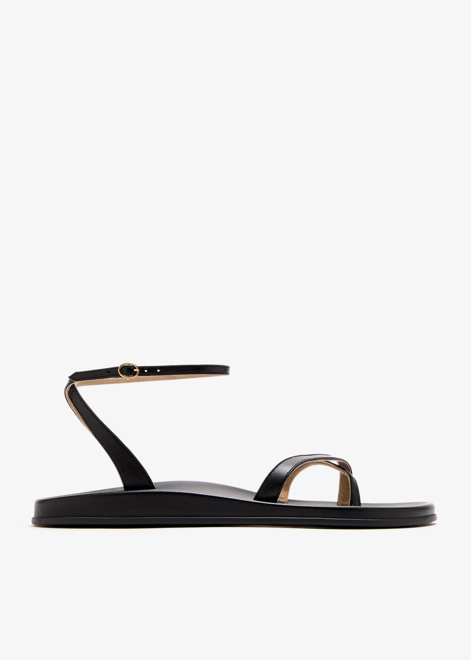

Hugh ankle-strap sandals, Black