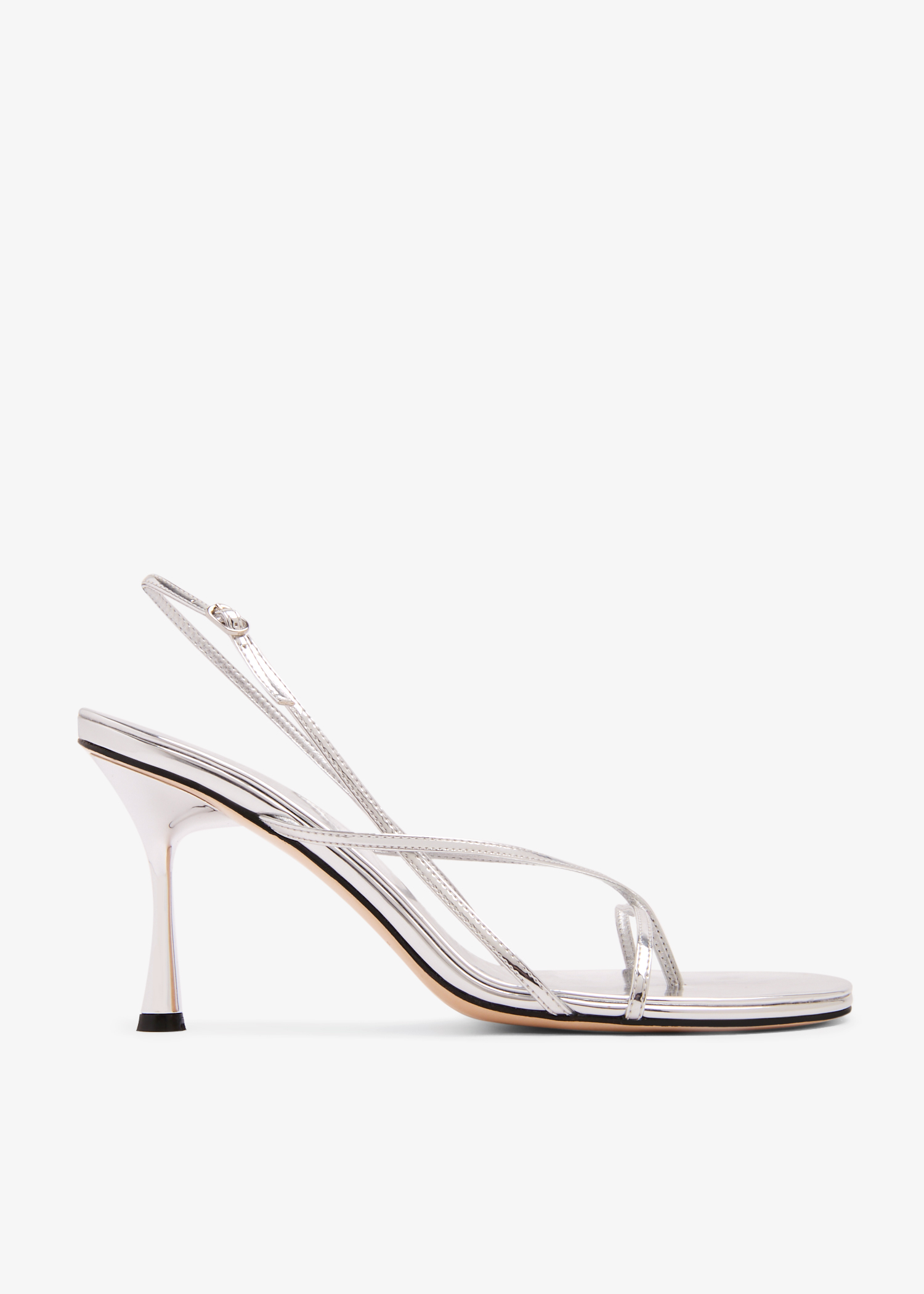 

Wishbone 90 heel sandals, Silver