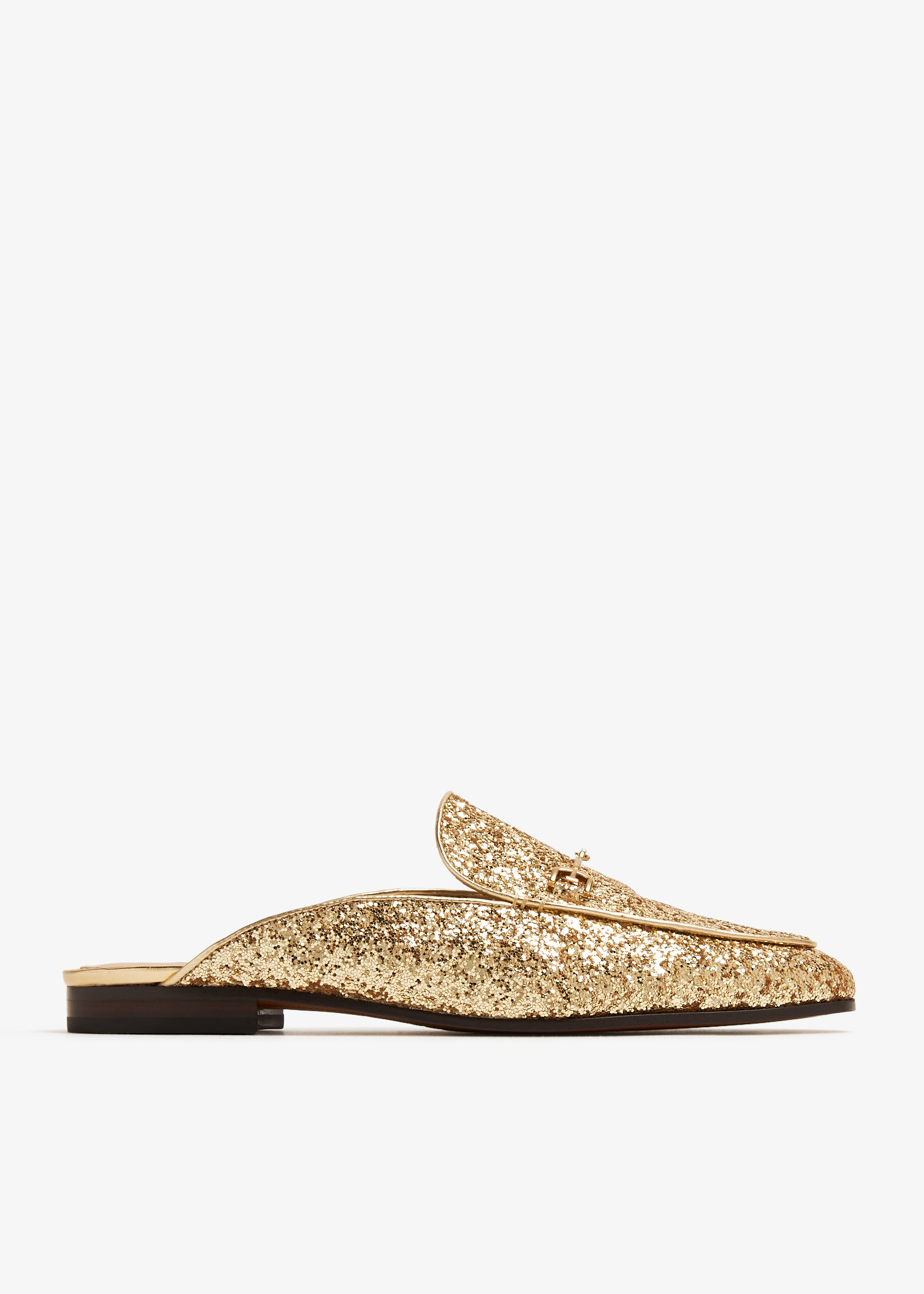 

Linnie Bit slippers, Gold