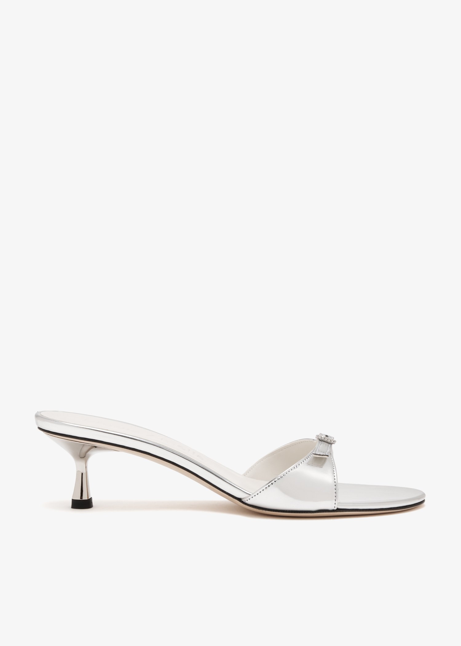 

Greta 50 mules, Silver