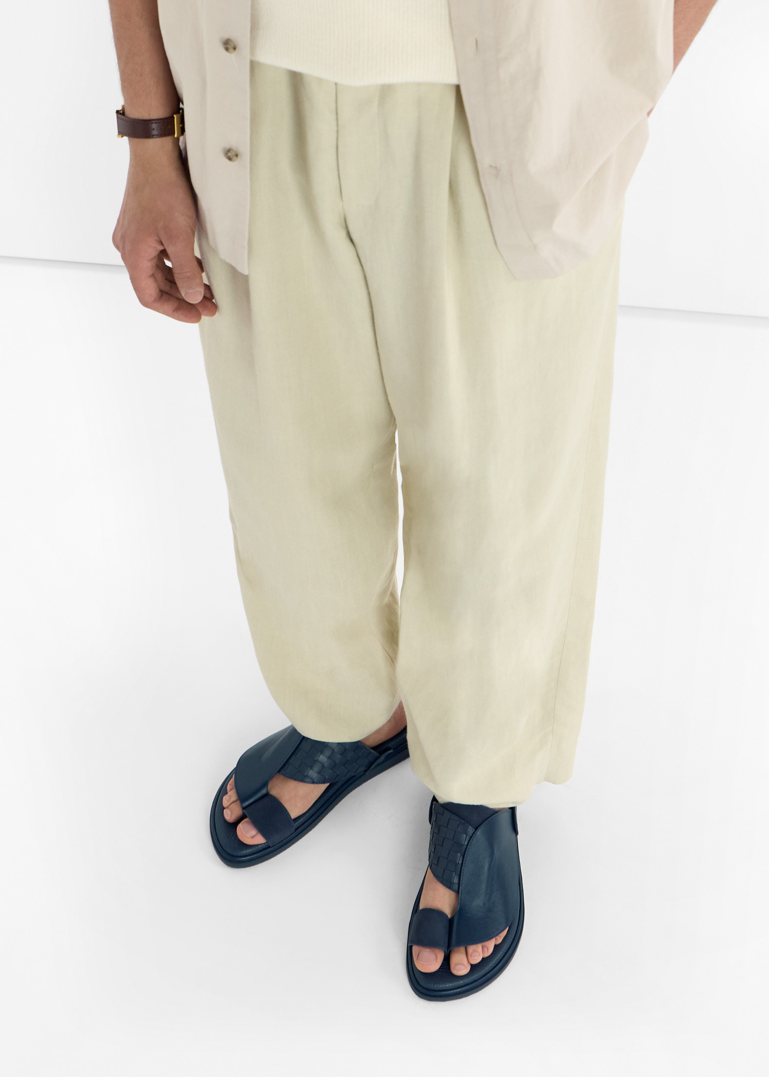 

Faisal sandals, Navy