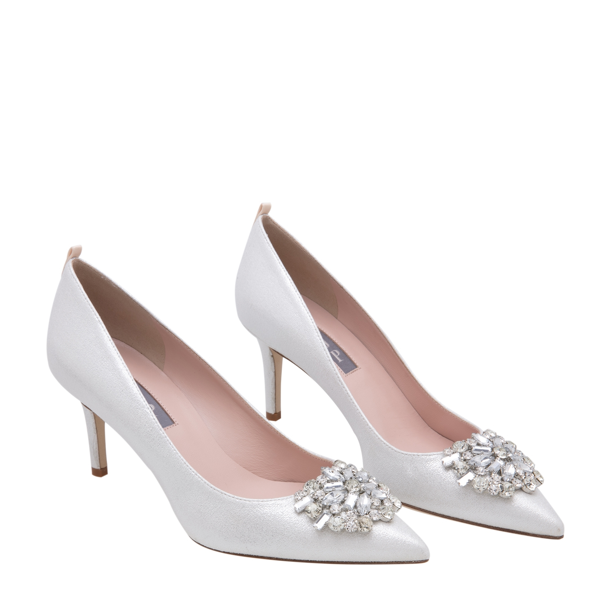 

Fatima pumps, White