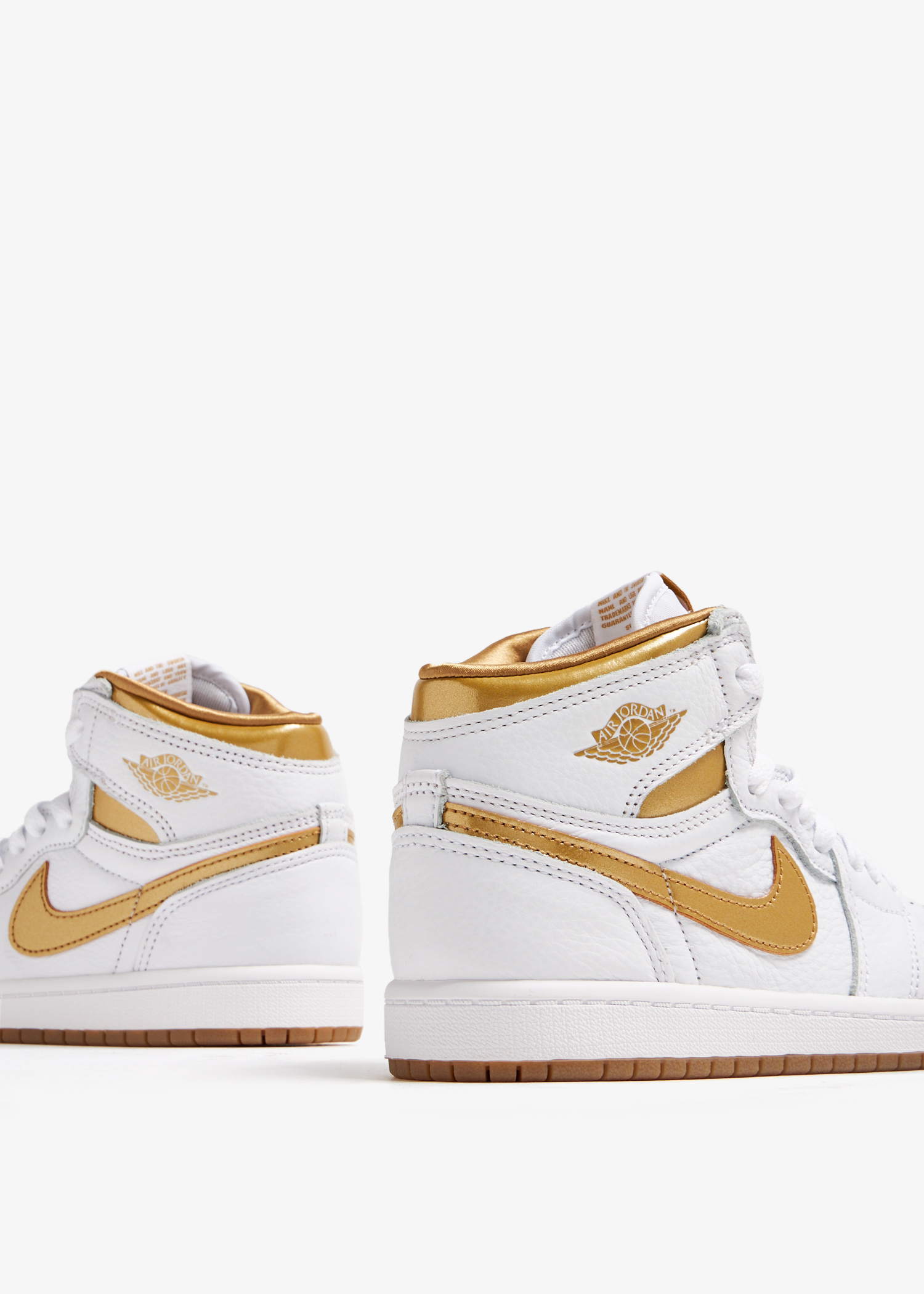 

Air Jordan 1 High 'Metallic Gold' sneakers, White