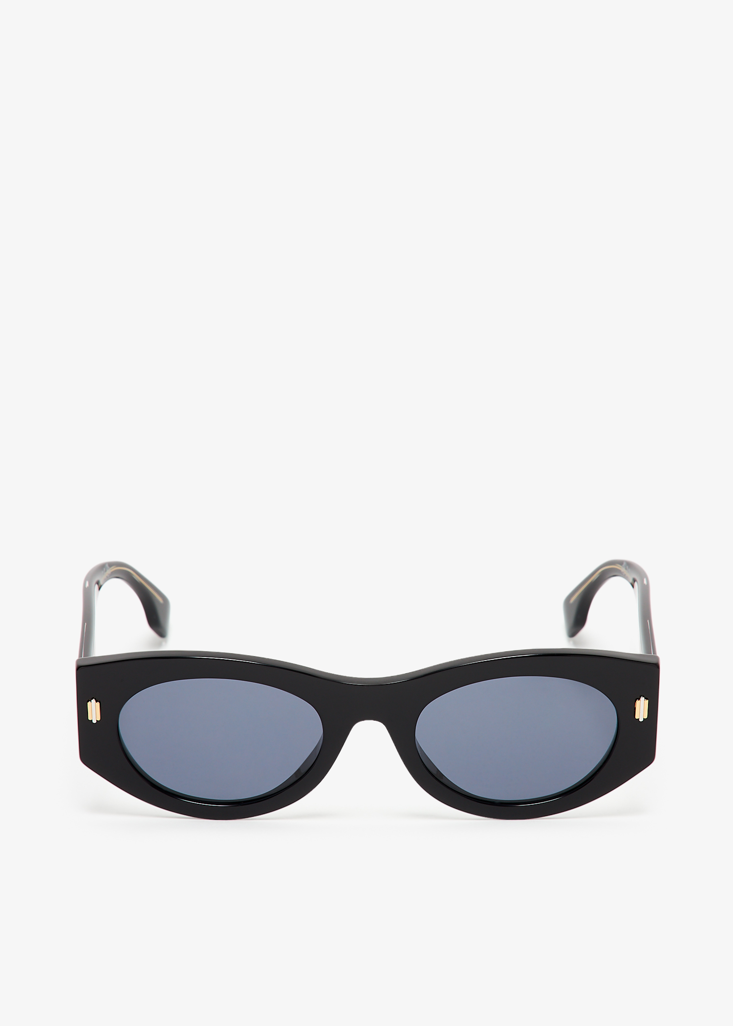 

Fendi Roma oval sunglasses, Black