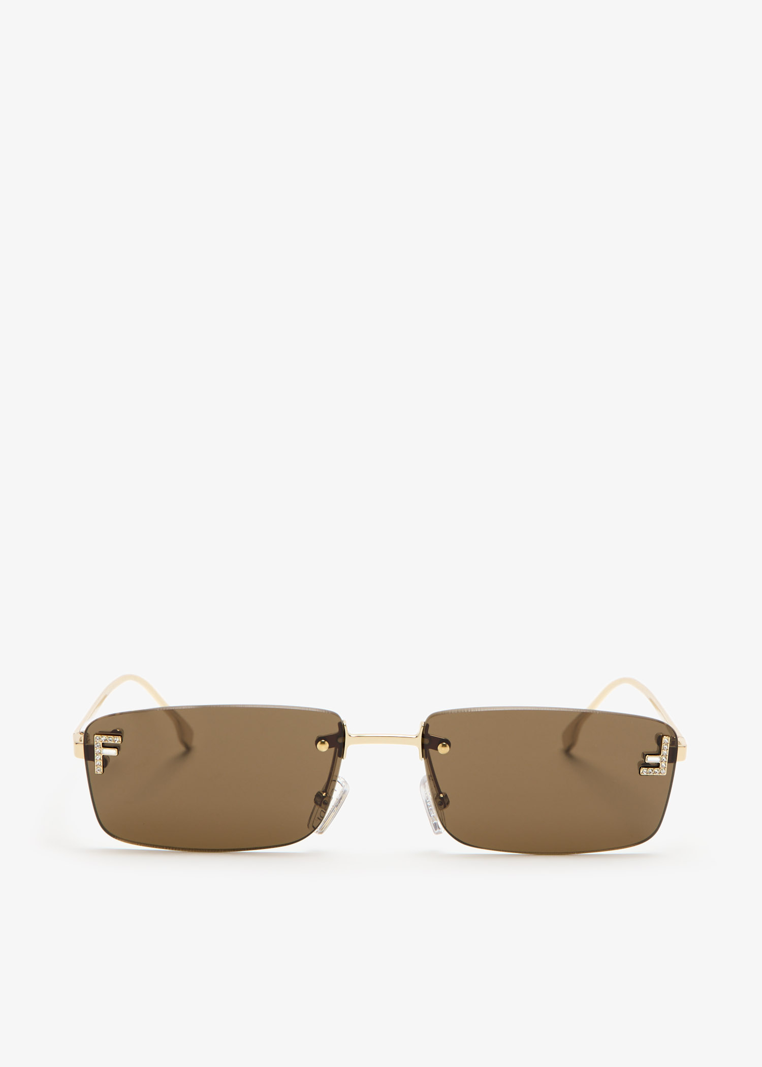 

Fendi First Crystal sunglasses, Gold