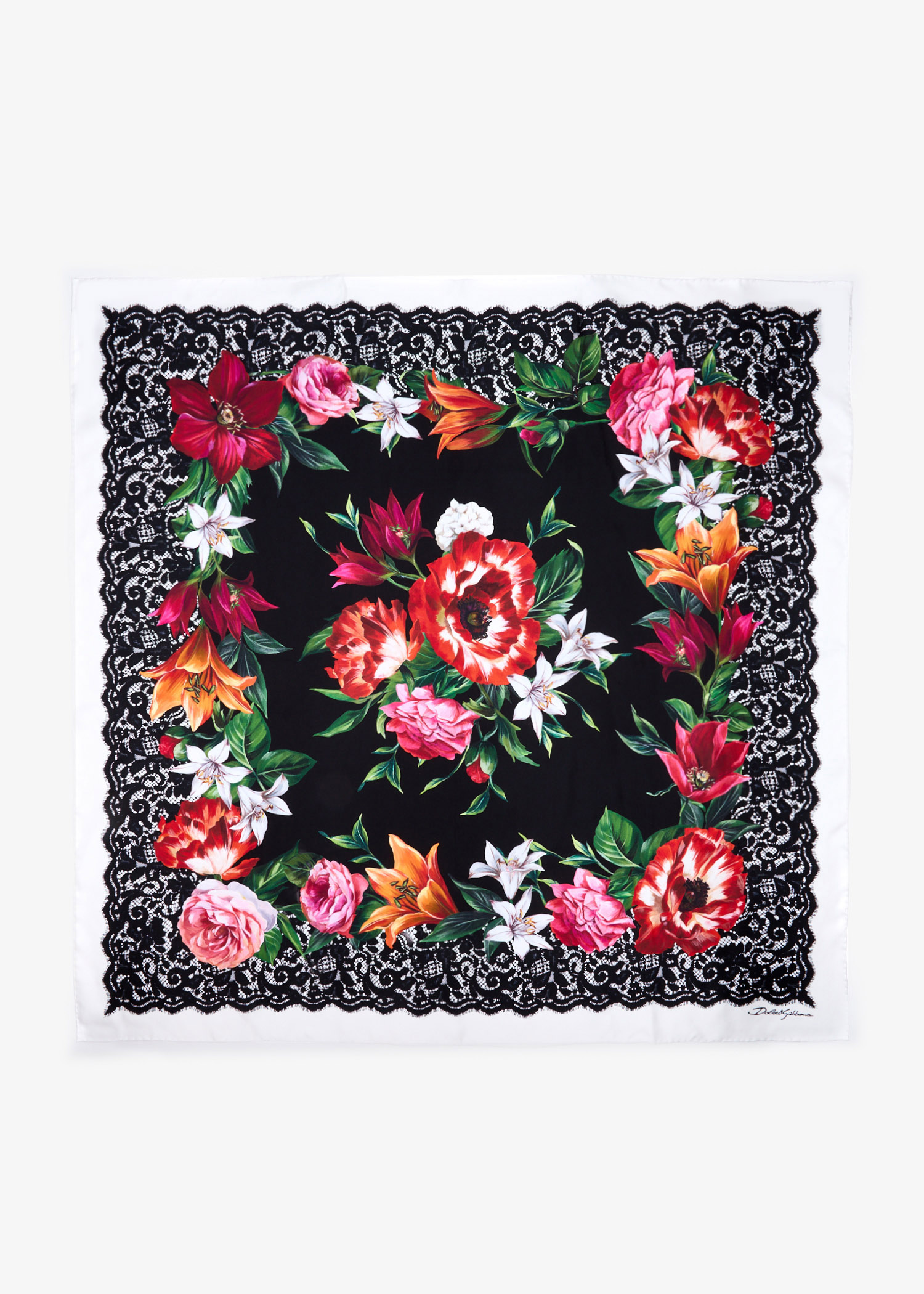 

Printed silk twill foulard