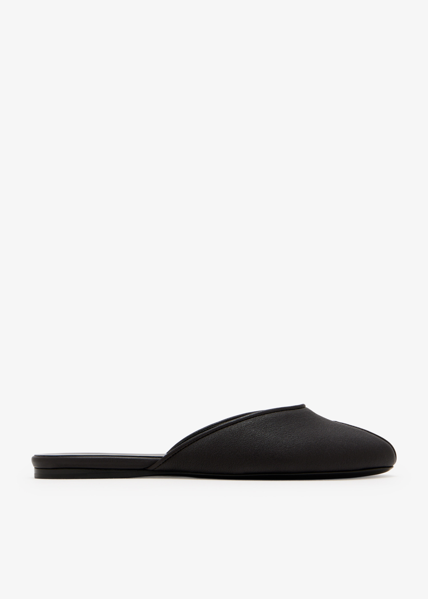 

Date flat mules, Brown