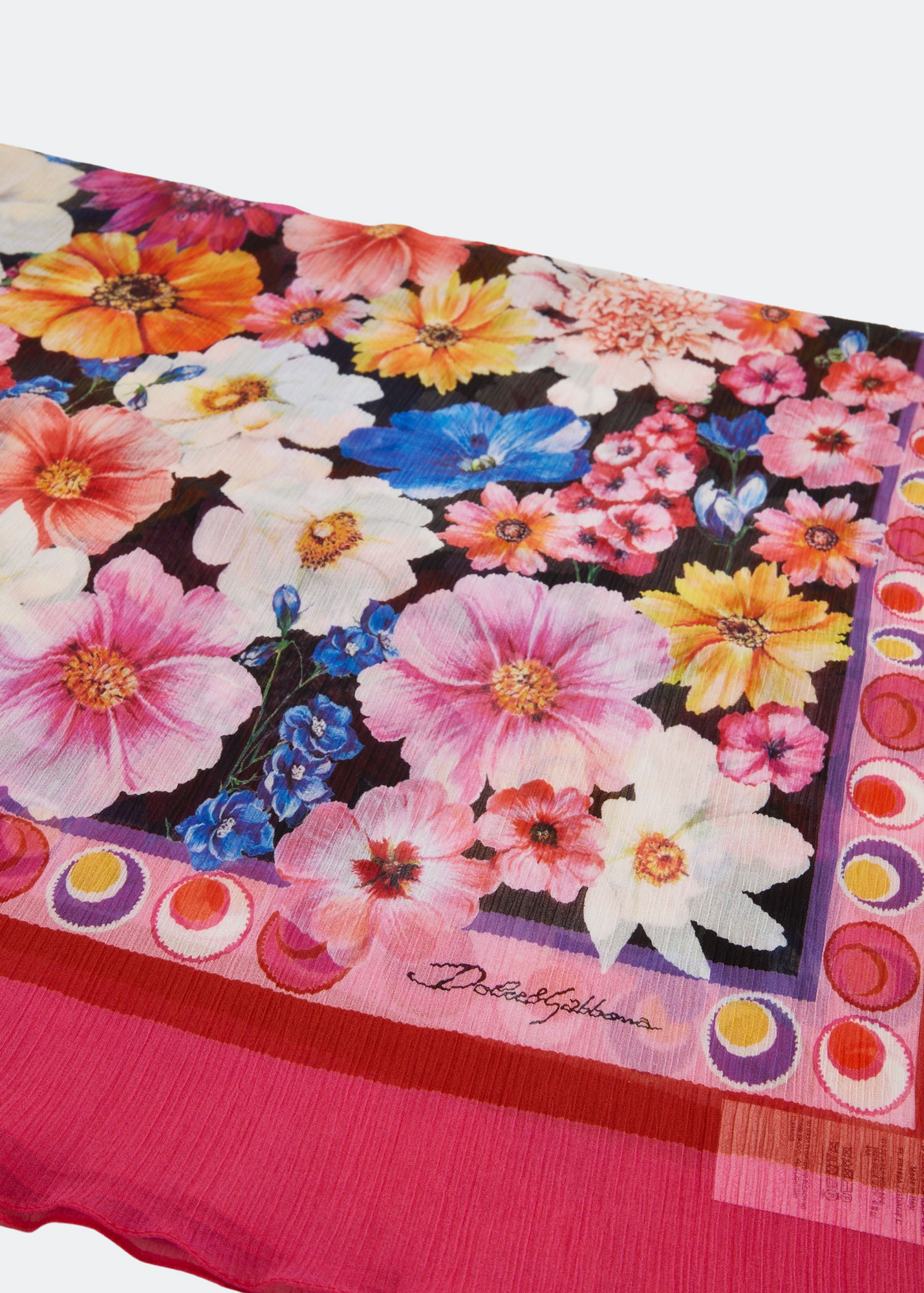 

Floral print scarf, Multi-coloured