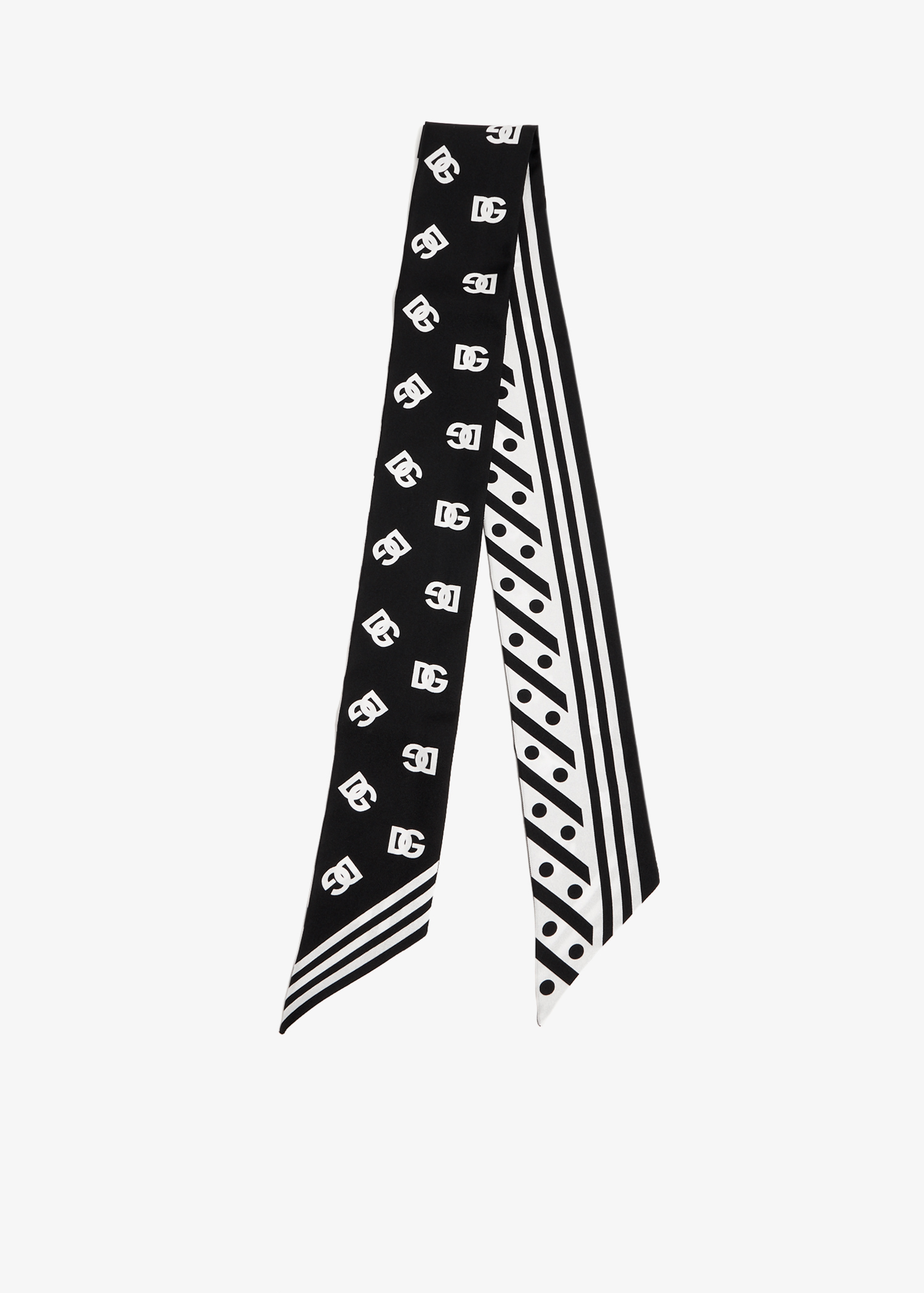 

All-over DG logo headscarf, Black
