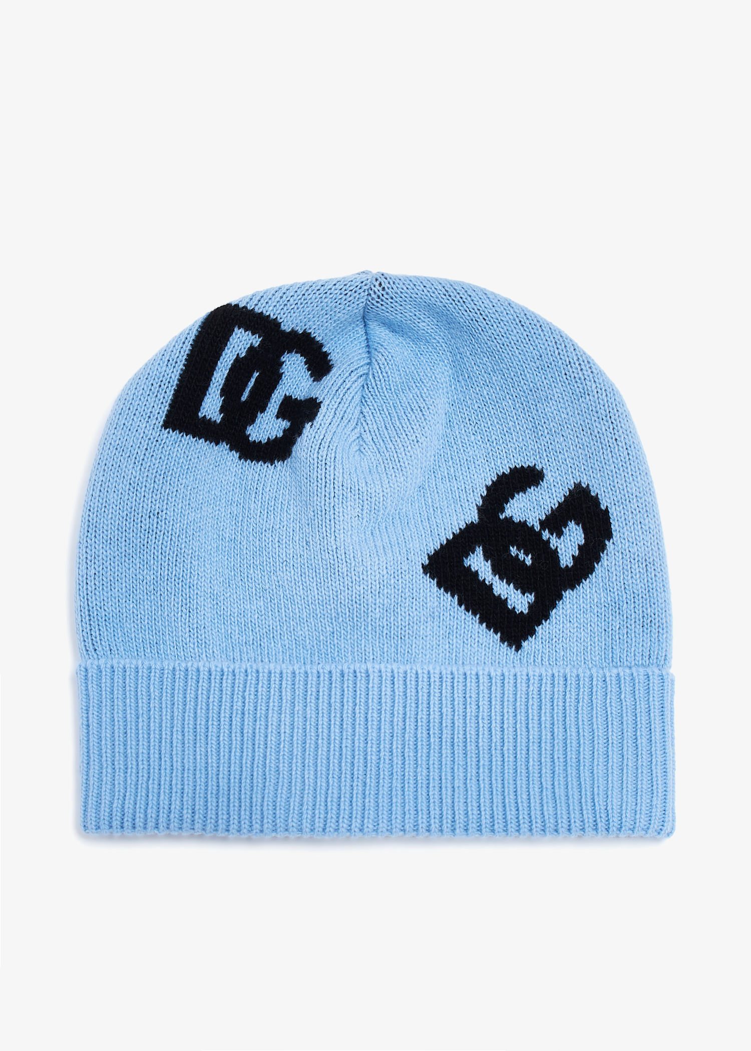 

Wool jacquard hat, Blue