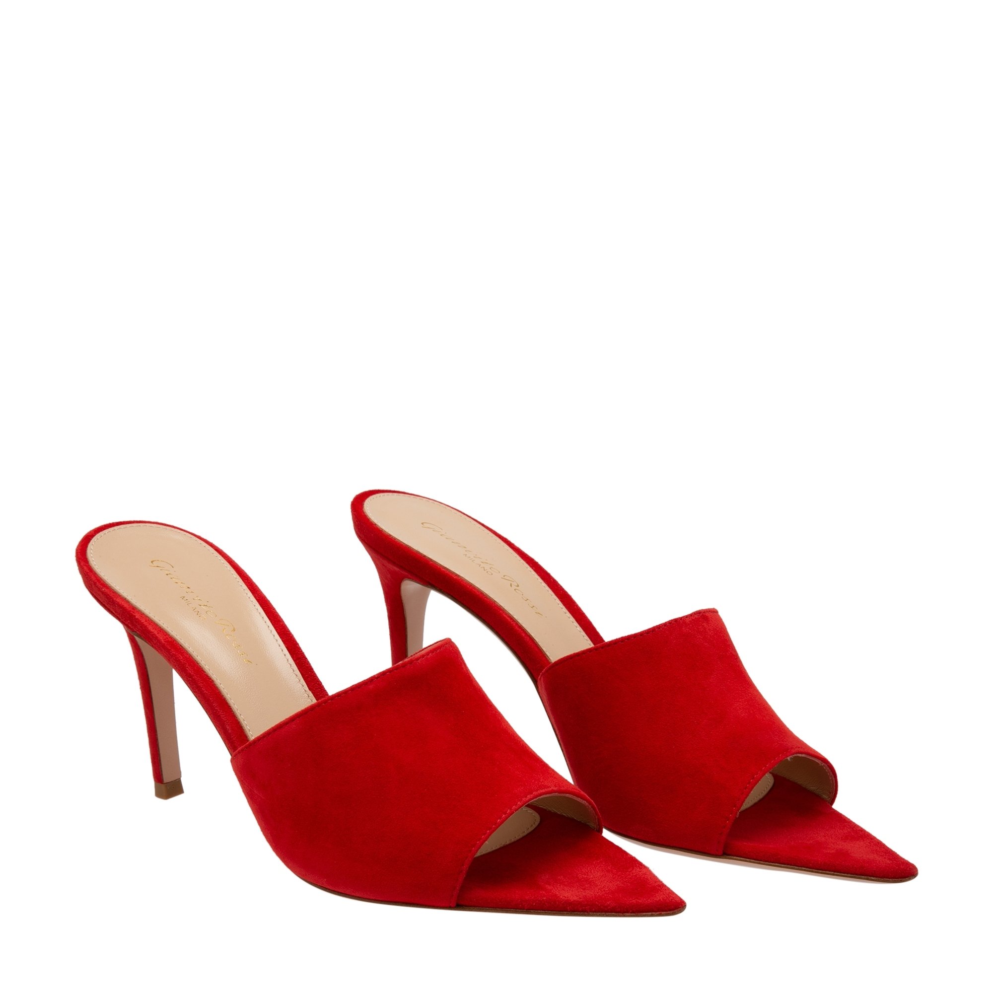 

Alise 85 suede mules, Red