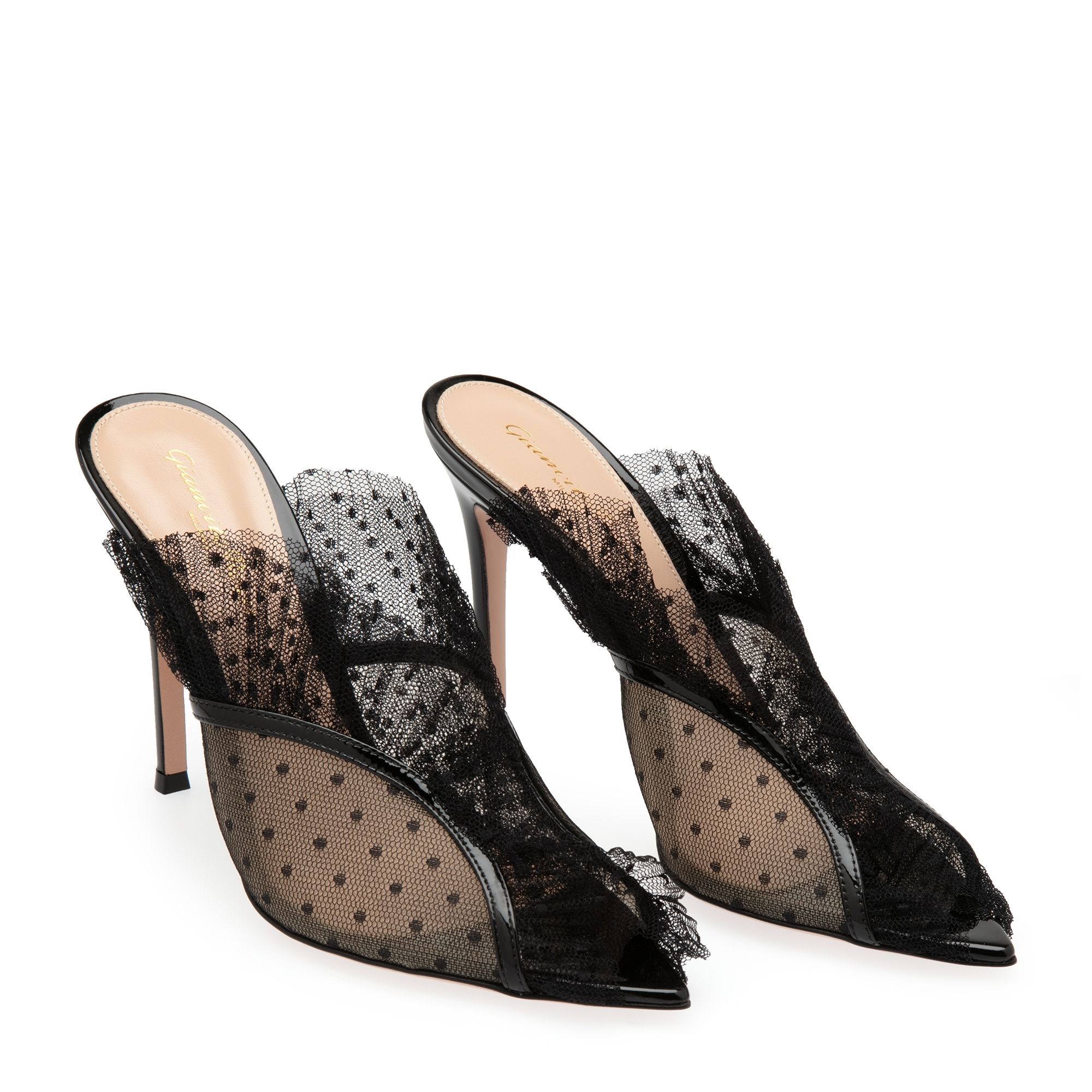 

Mesh mules, Black