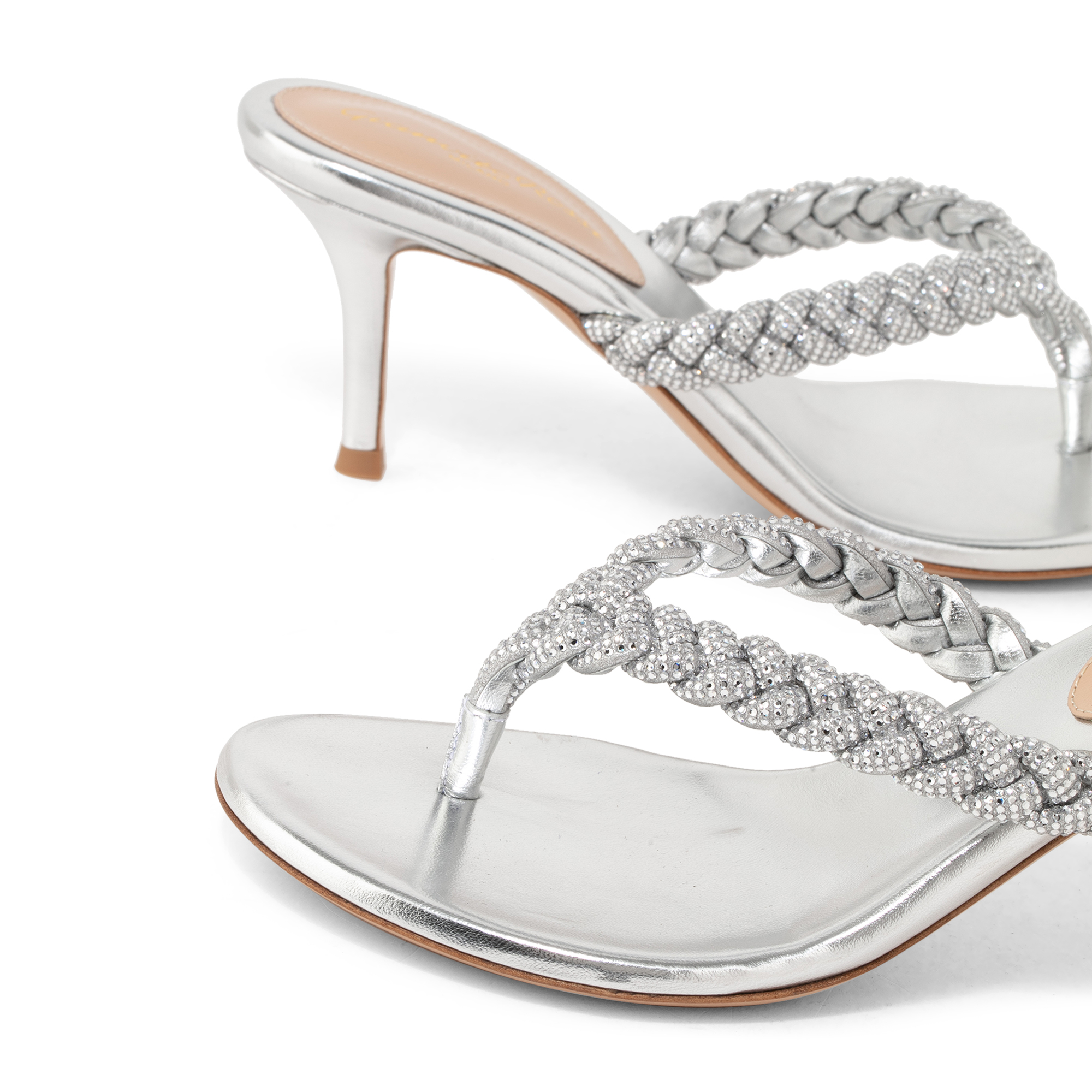 

Crystal Tropea sandals, Silver