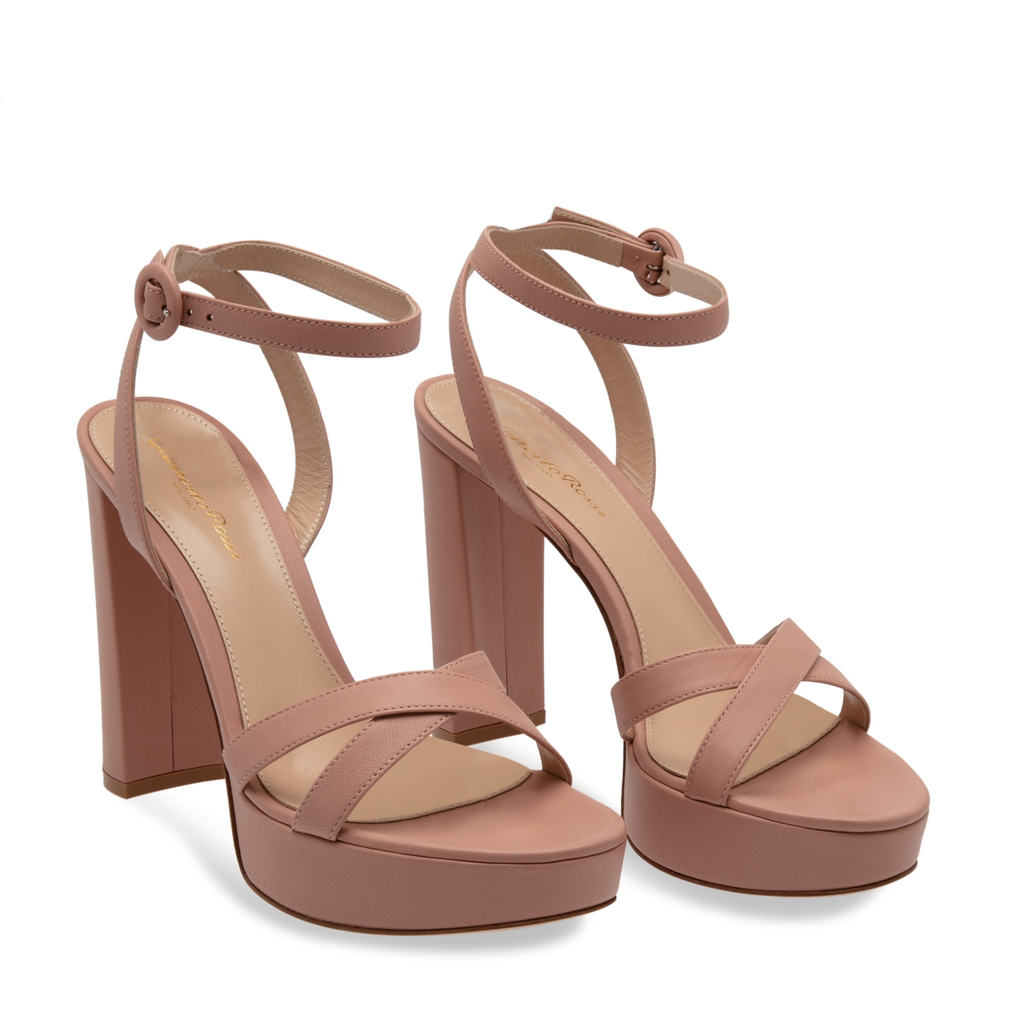 

Poppy platform sandals, Beige