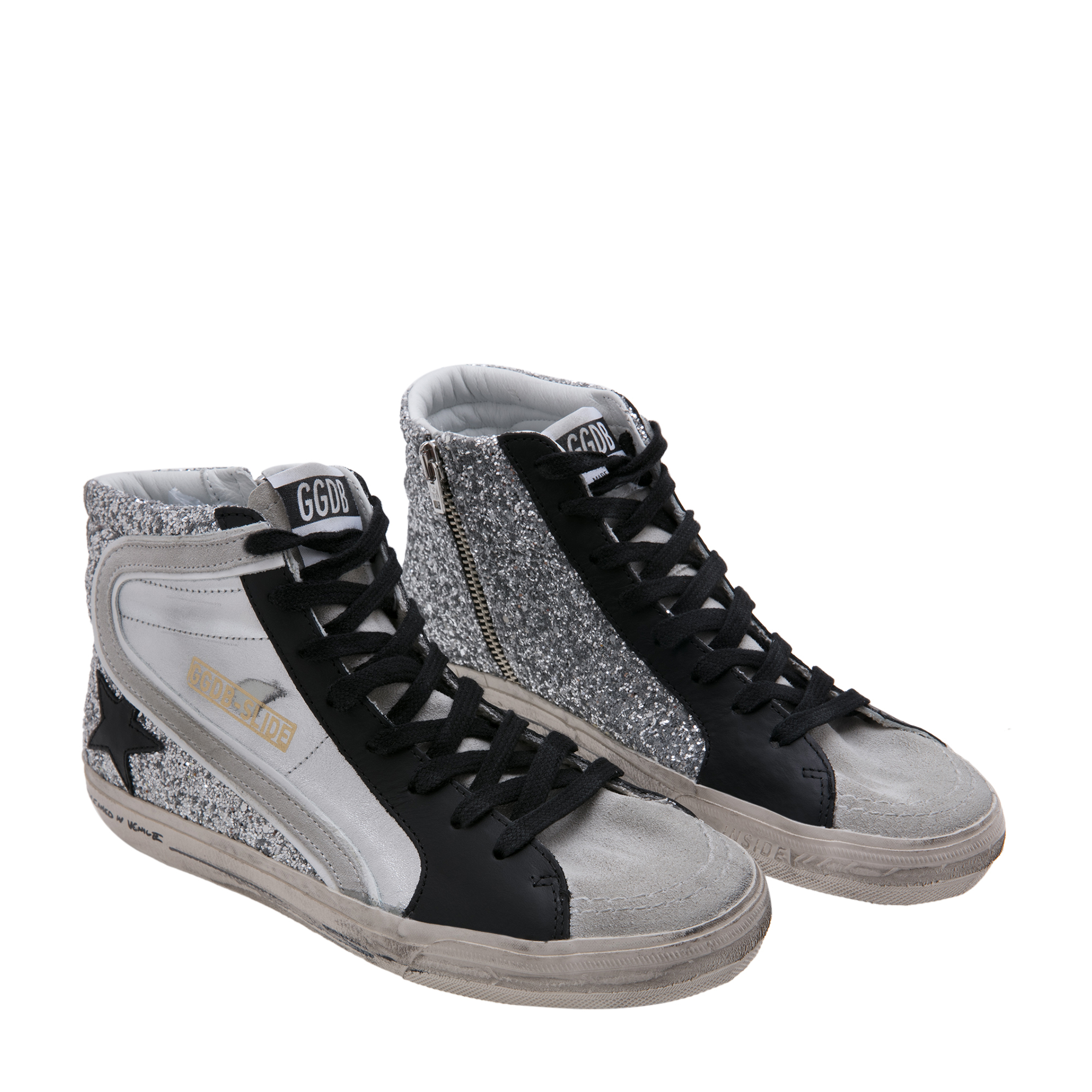 

Slide sneakers, Silver