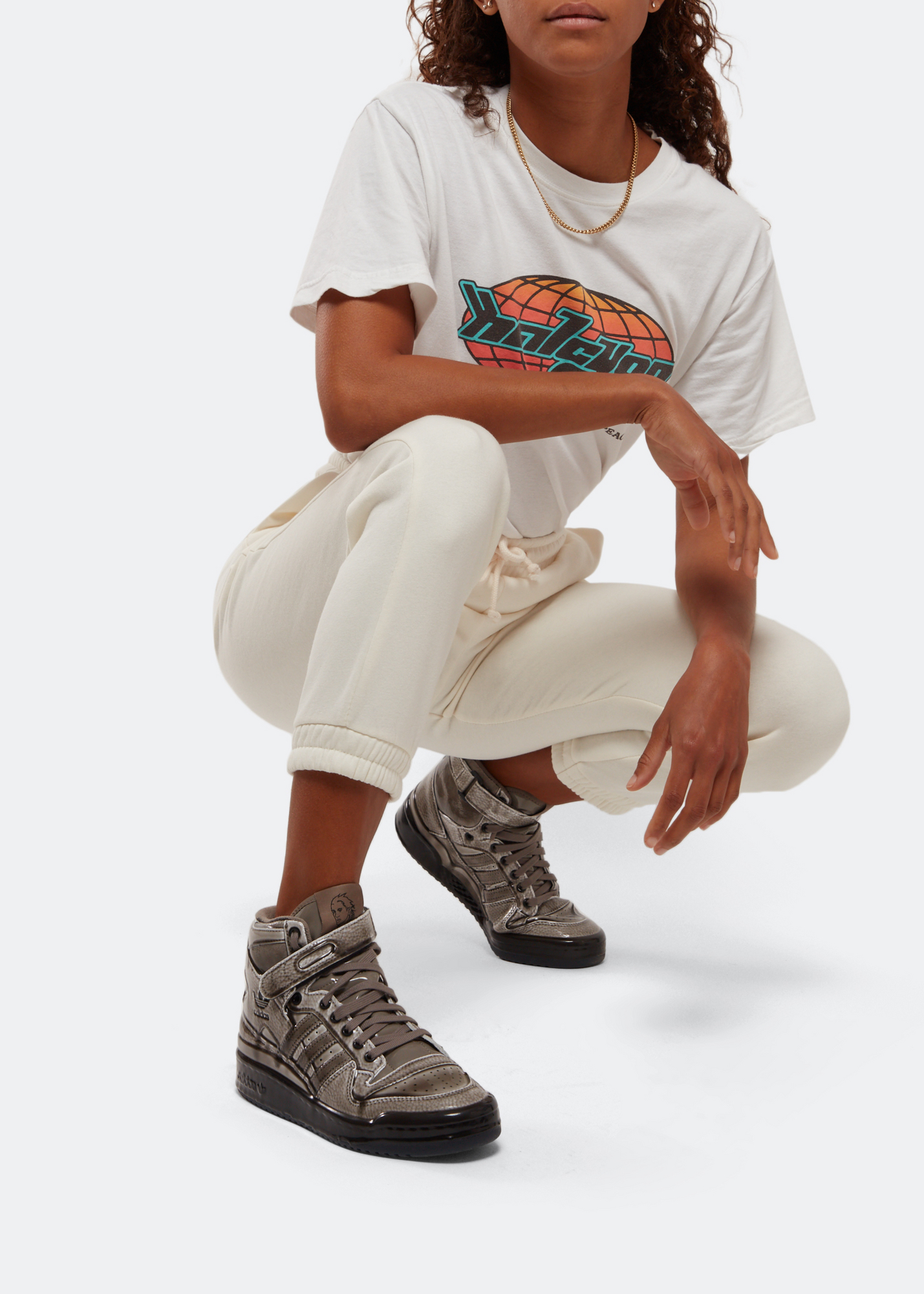 

x Jeremy Scott Forum Hi sneakers, Brown