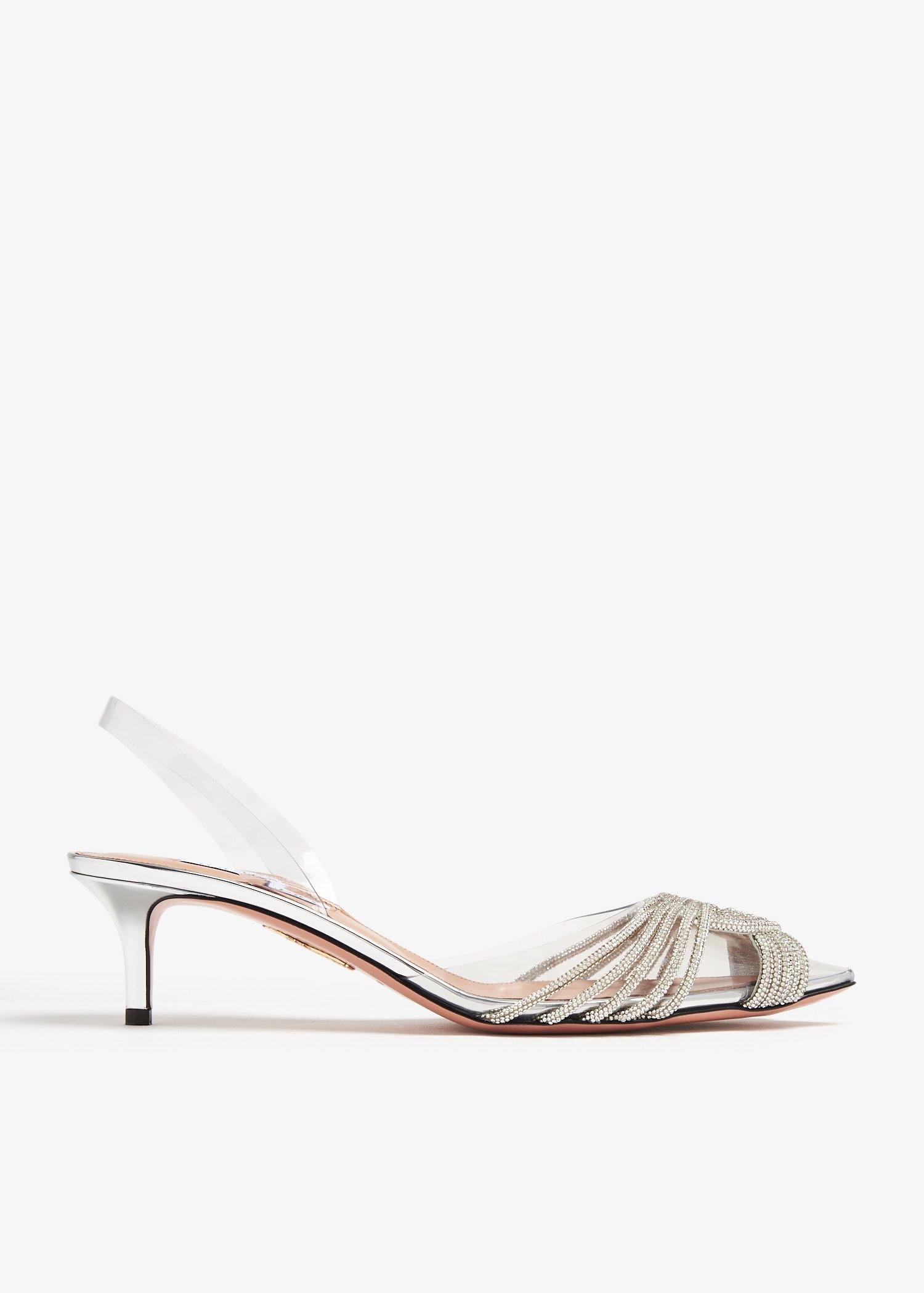 

Gatsby sling 50 pumps, Silver