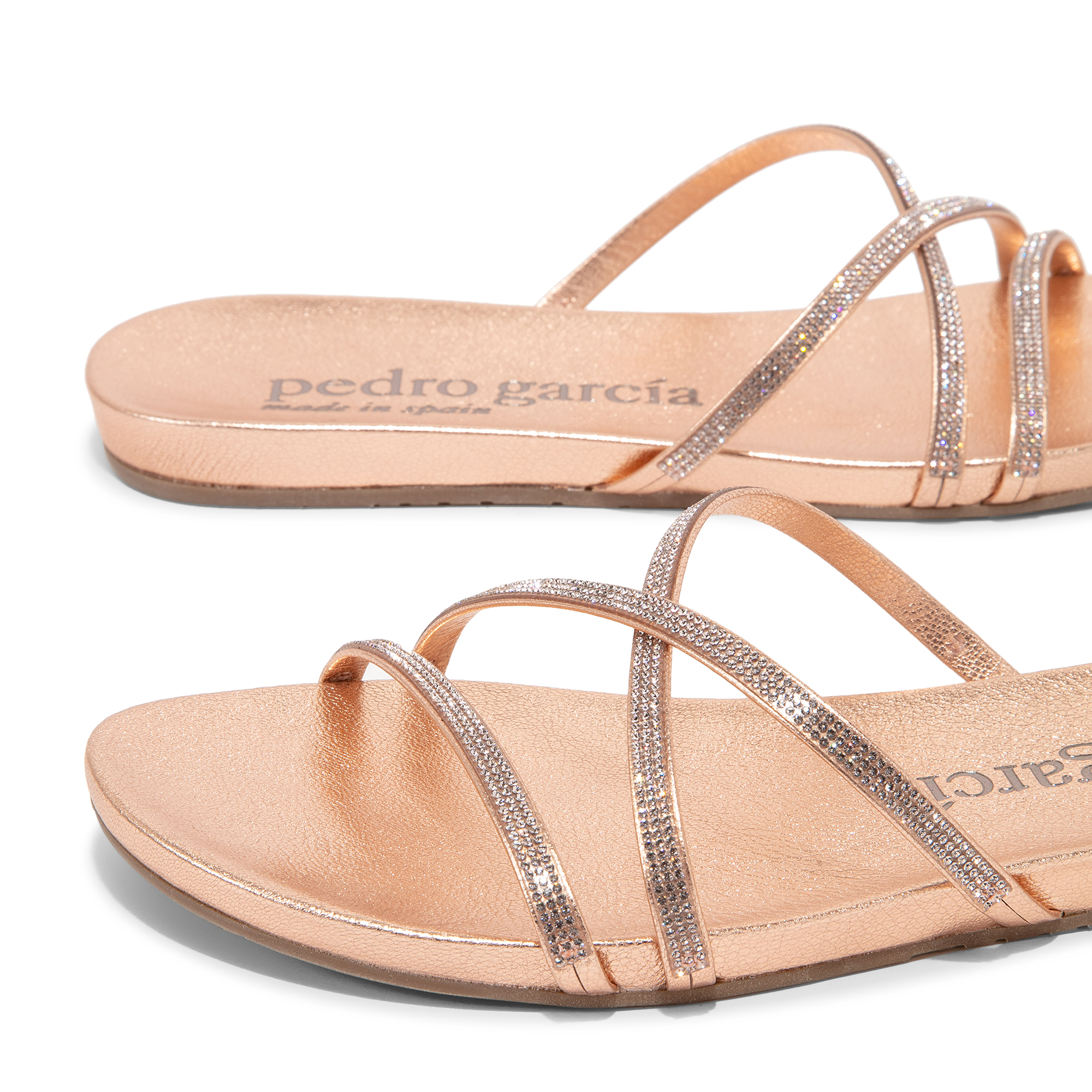 

Gatty sandals, Metallic