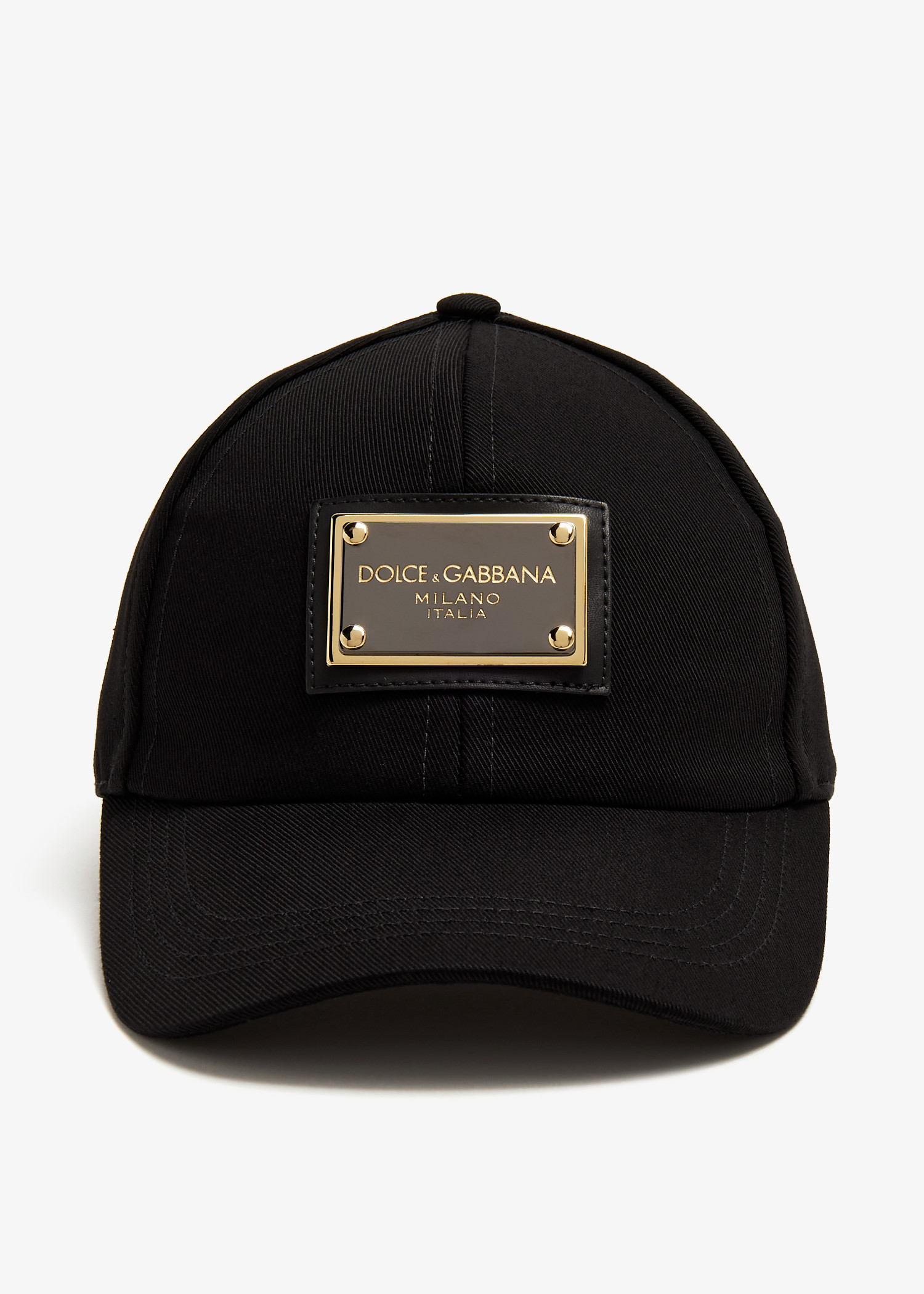 

Logo baseball cap, Black