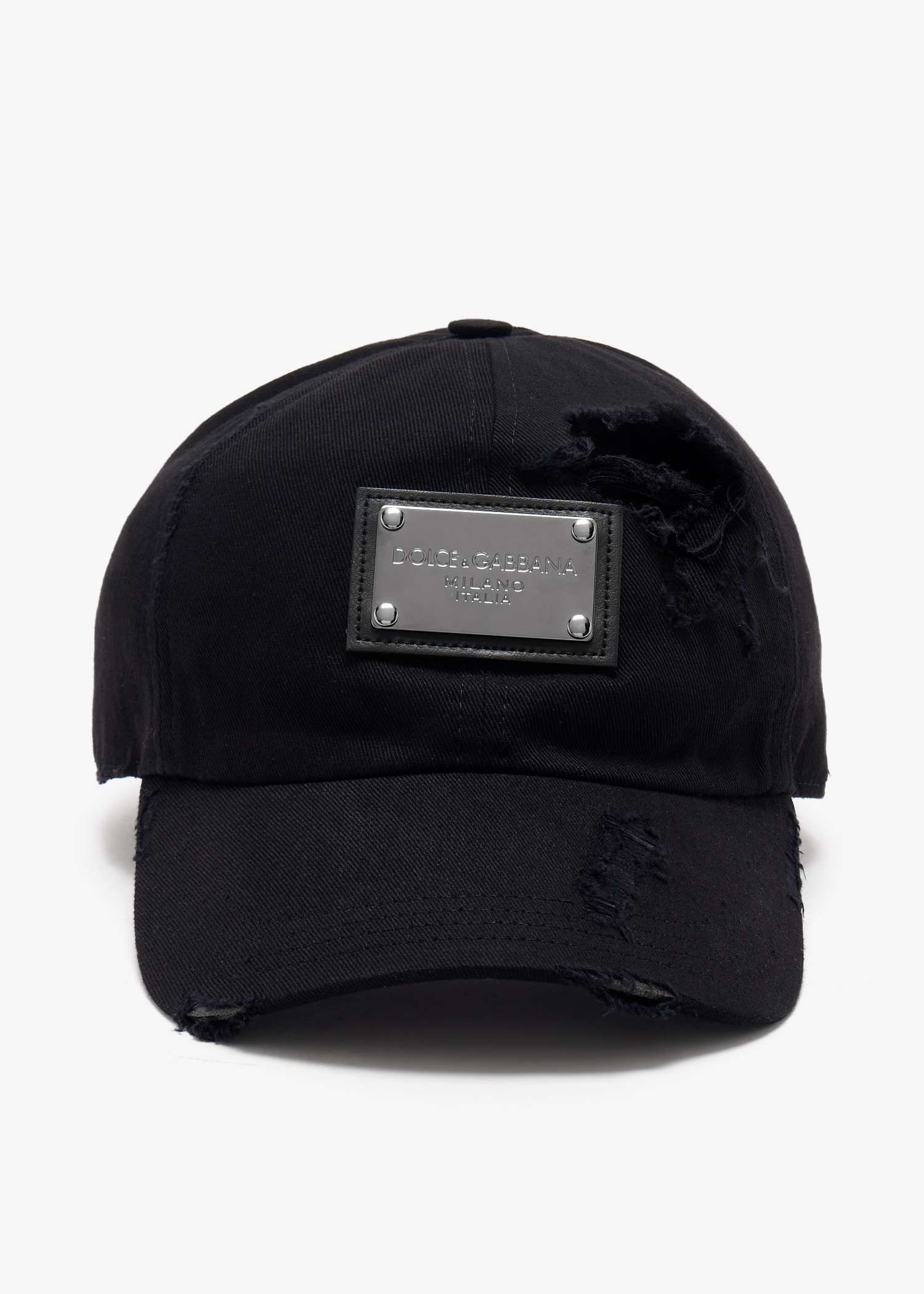 

Cotton twill baseball cap, Black