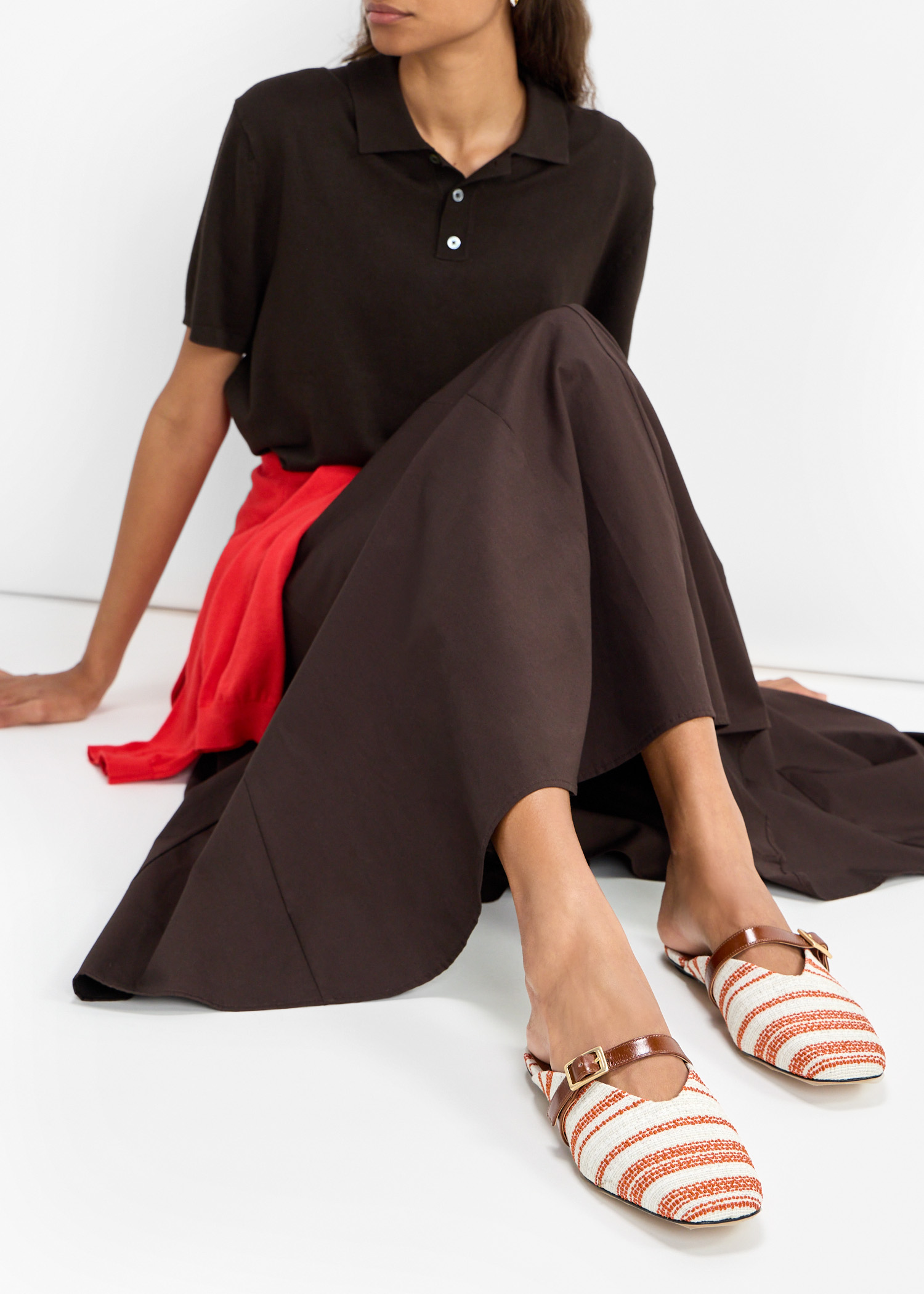 Giselle mules, Beige