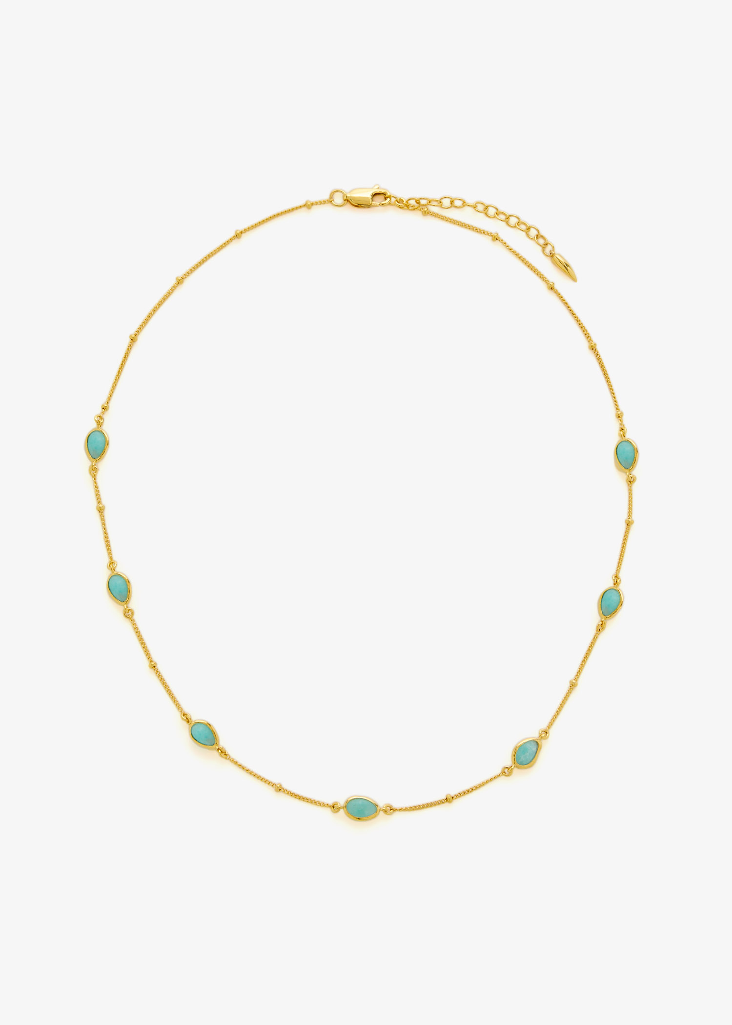 

Magma gemstone charm choker, Gold