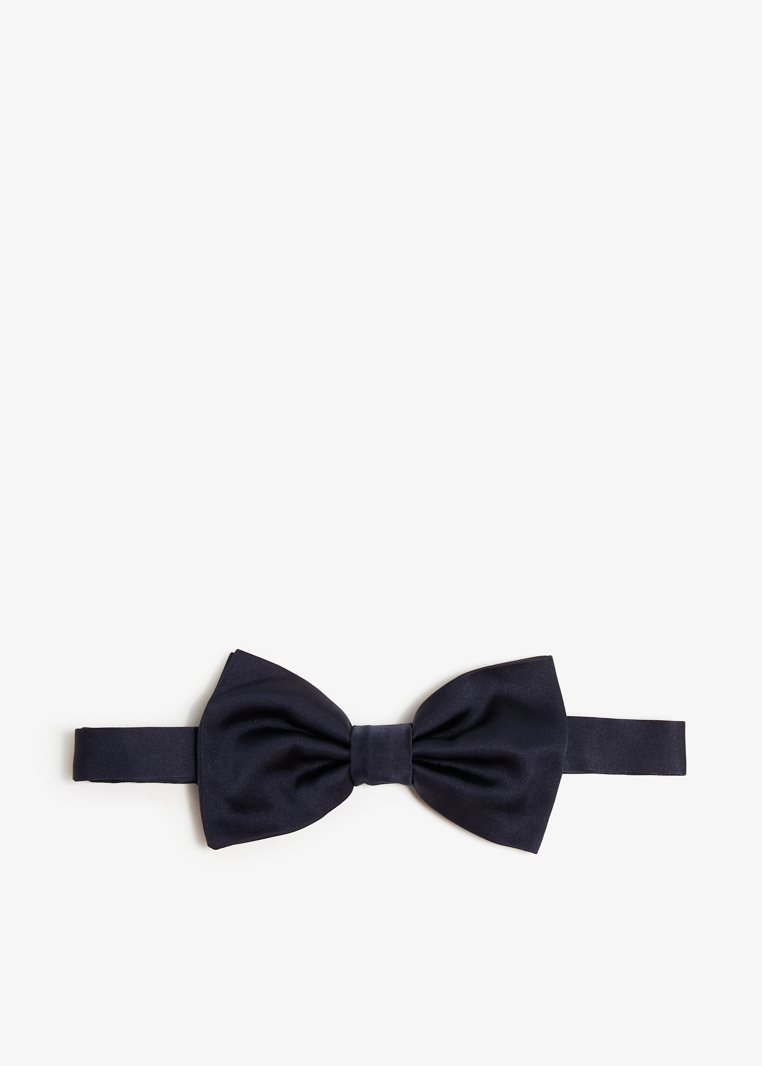 

Silk satin bow tie, Blue