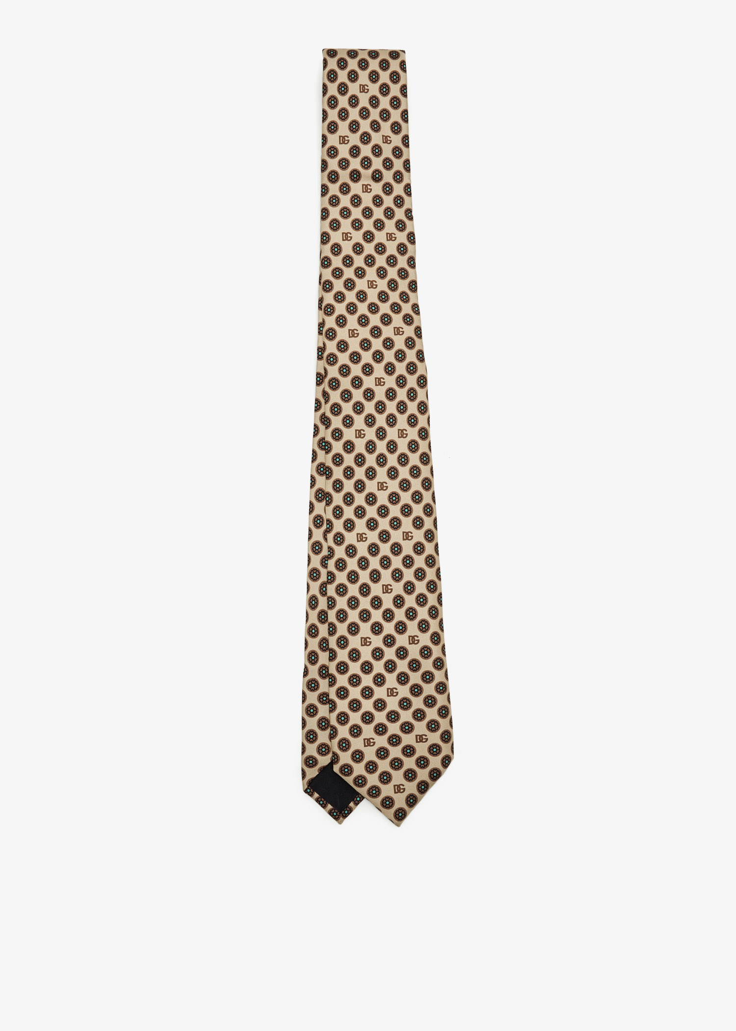 

Sicilia DG logo tie, Beige