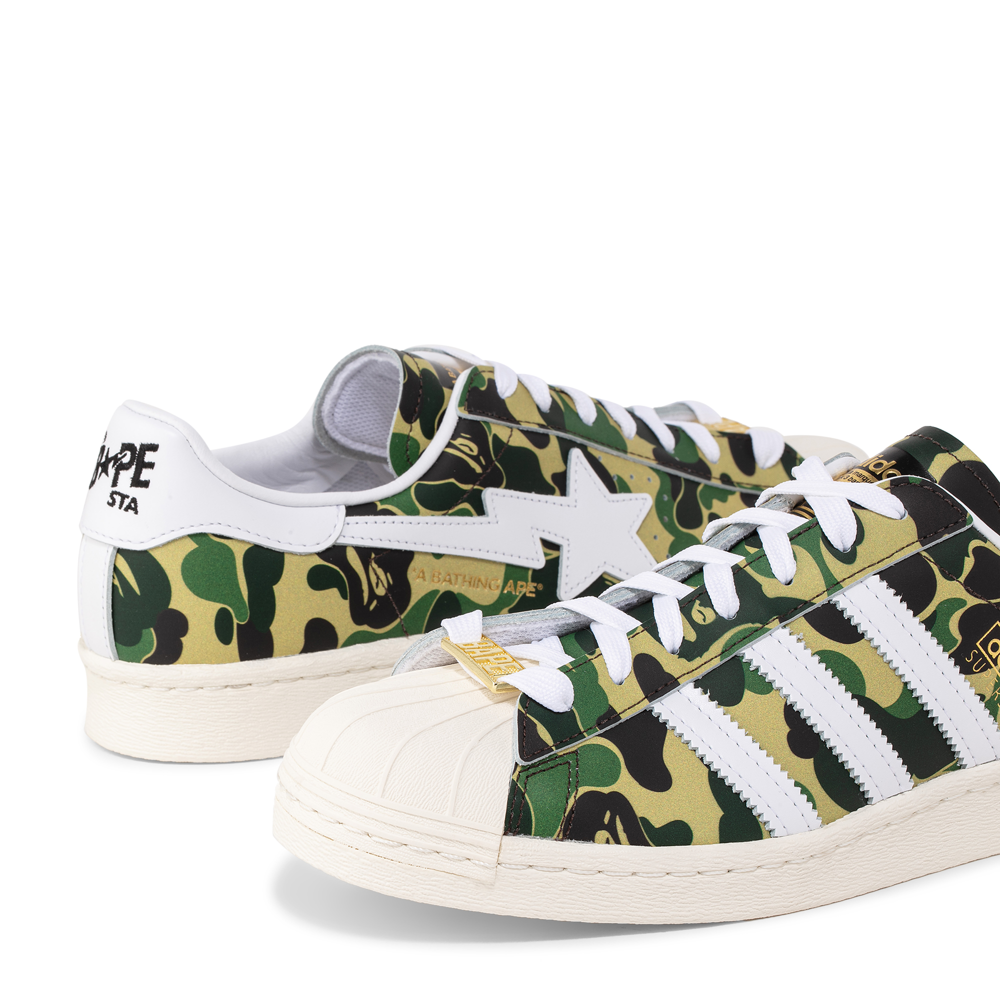 

x BAPE Superstar 80s "ABC Camo" sneakers, Green