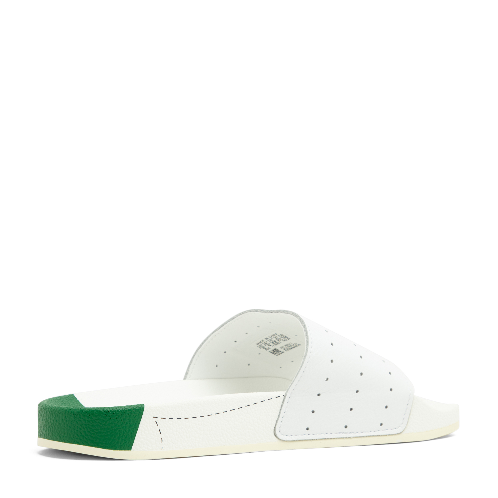 

Adilette slides, White