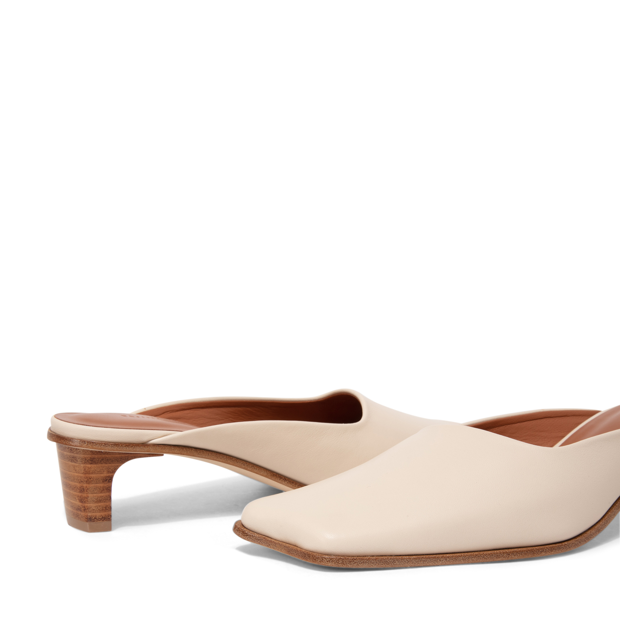 

Leni mules, White