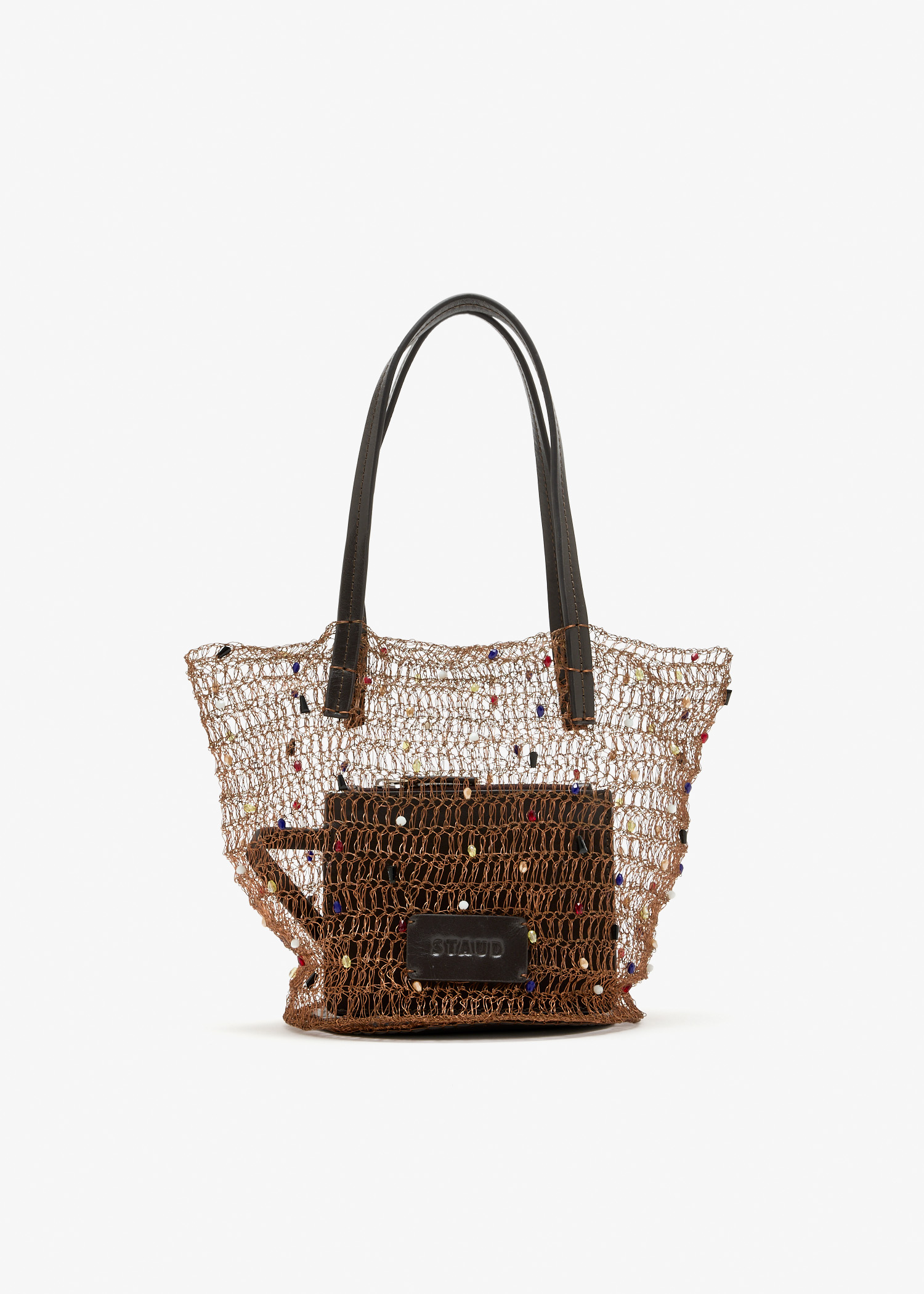

Jewel bucket bag, Multicolored