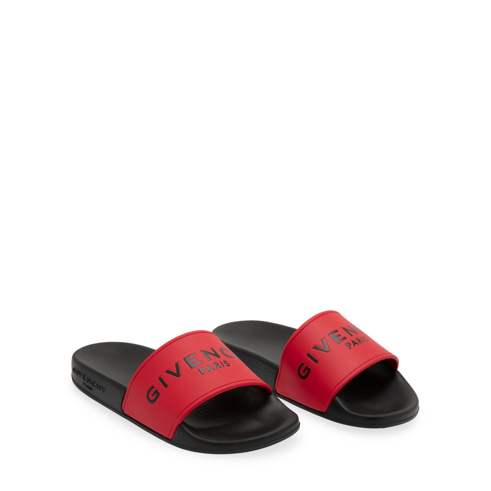 

Rubber slides, Red