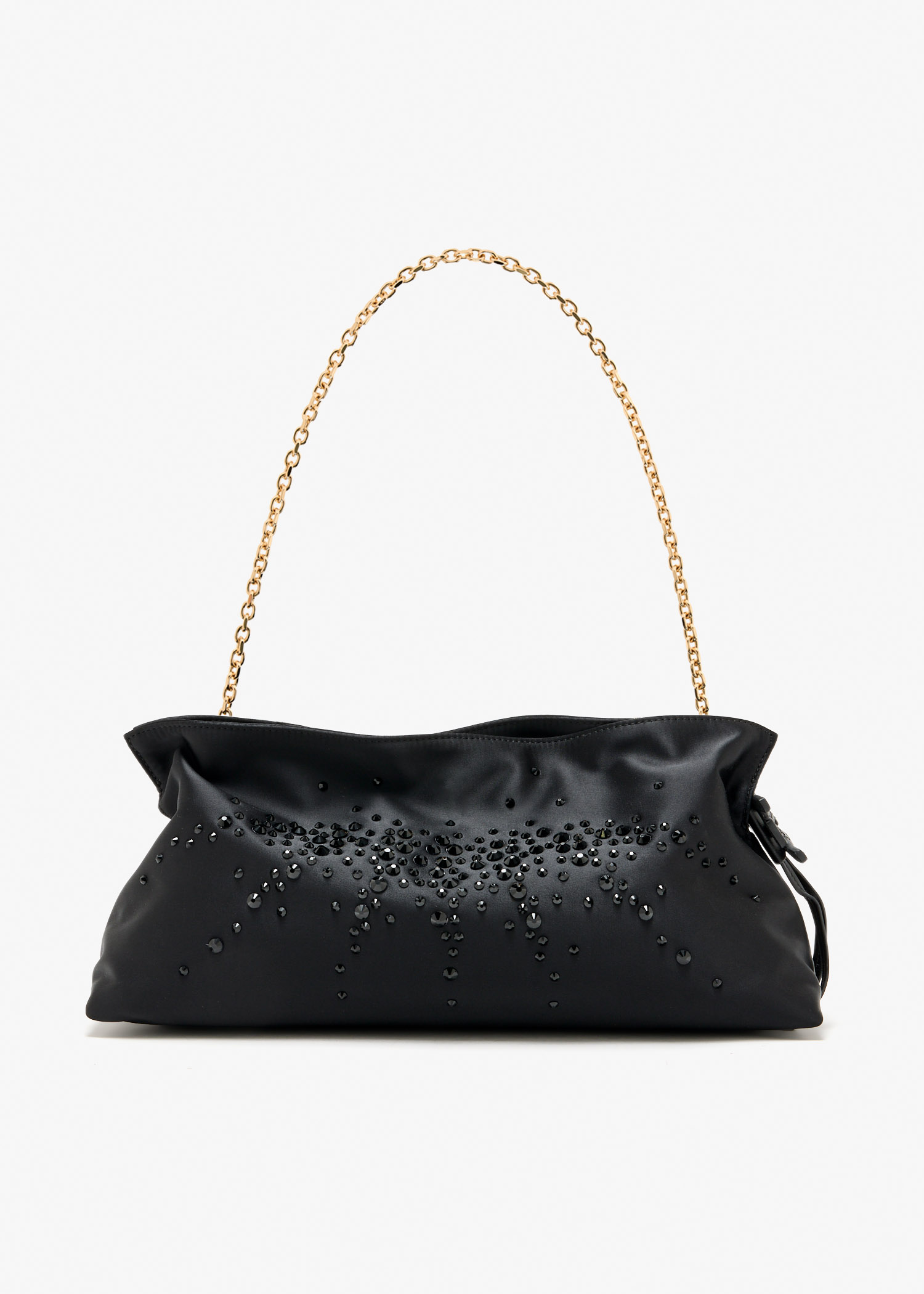 

Poppy oversized clutch, Black