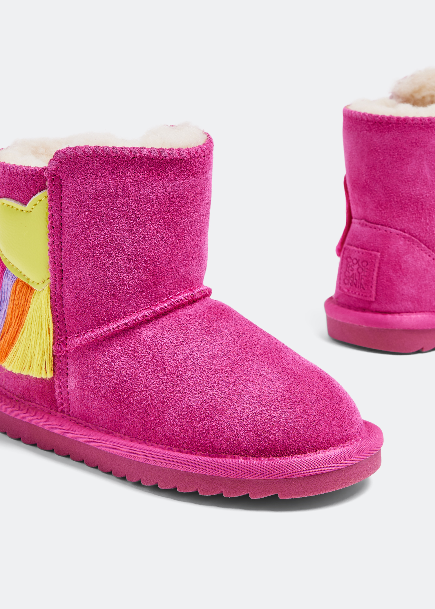 

Heart winter boots, Pink