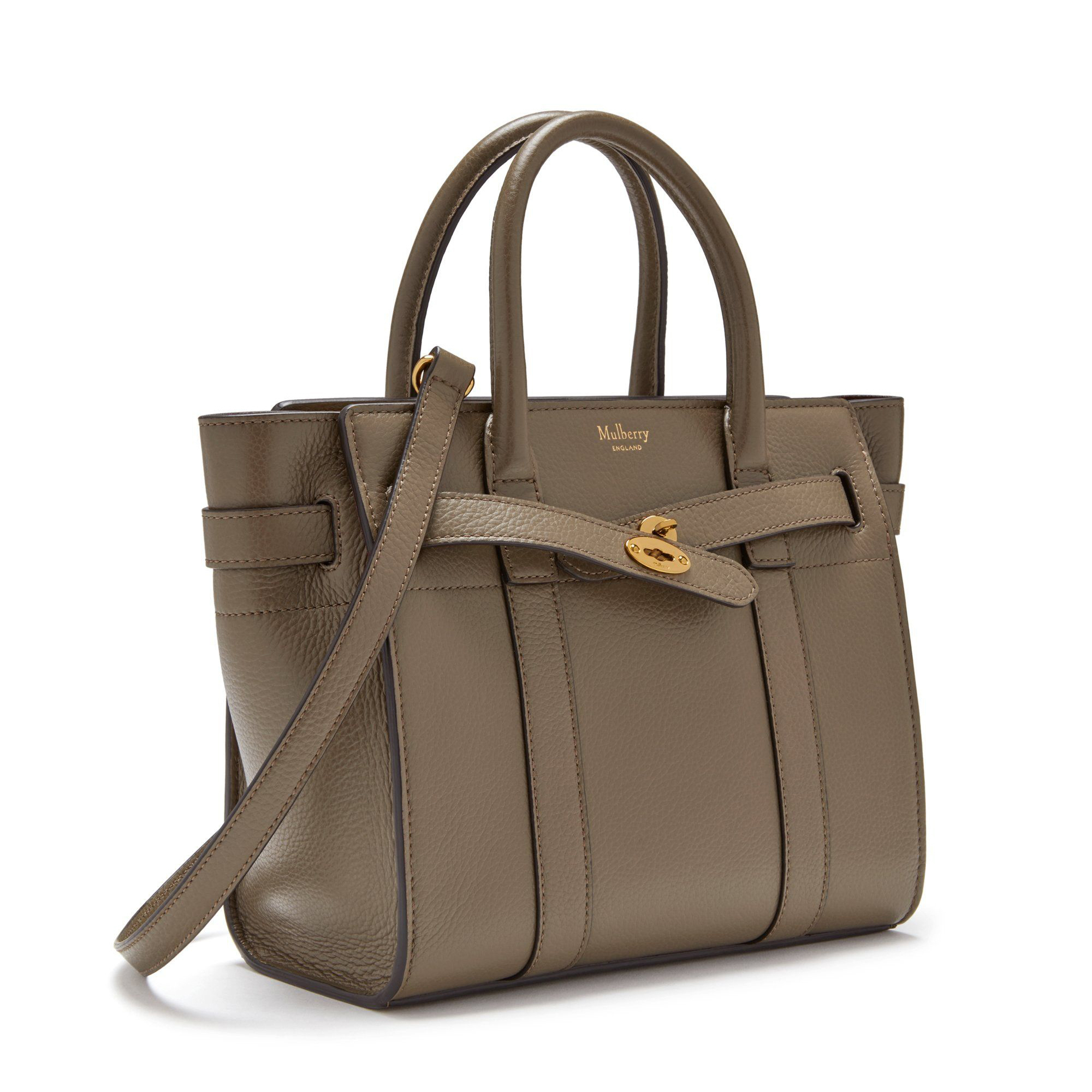 

Bayswater mini zipped bag, Grey