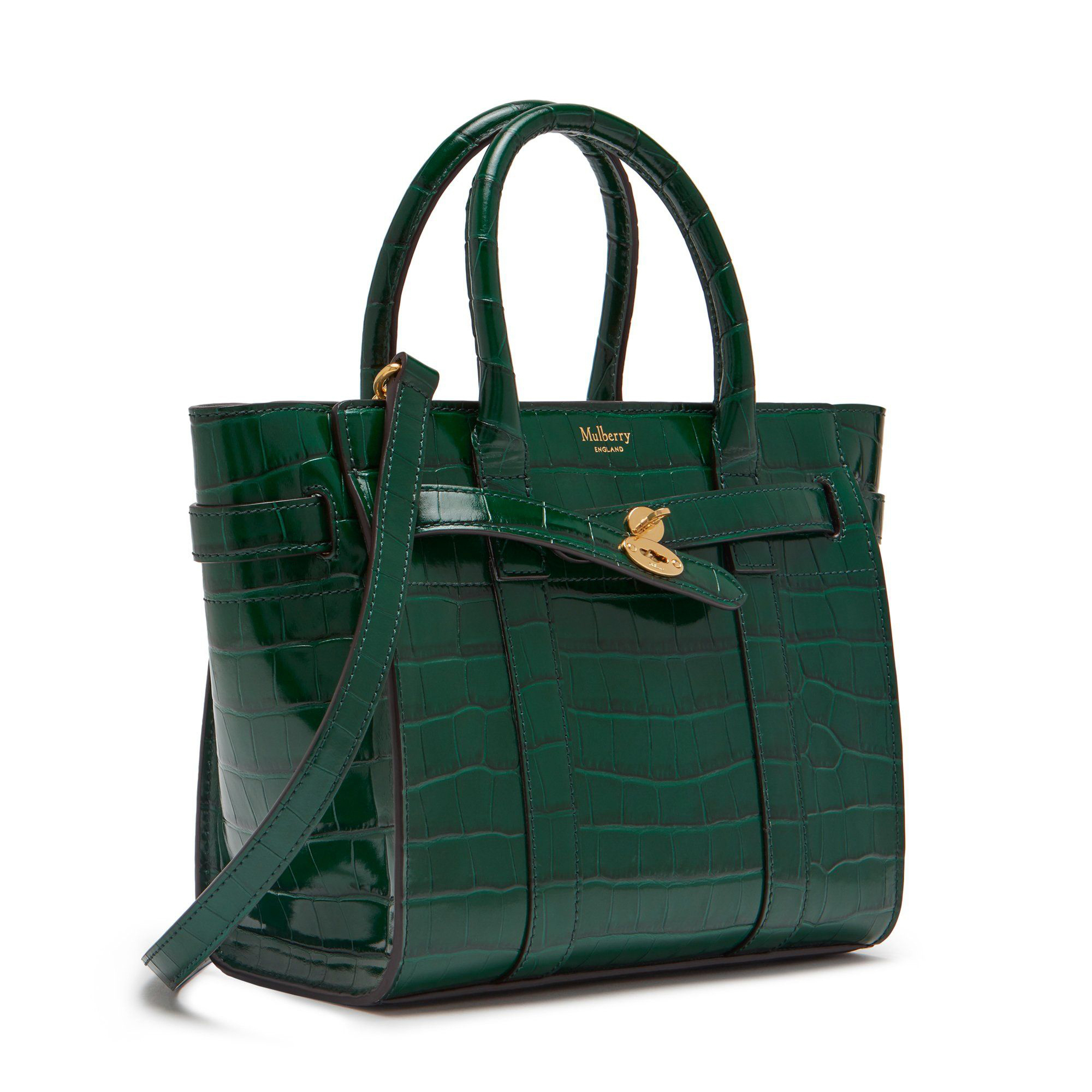 

Bayswater mini zipped bag, Green