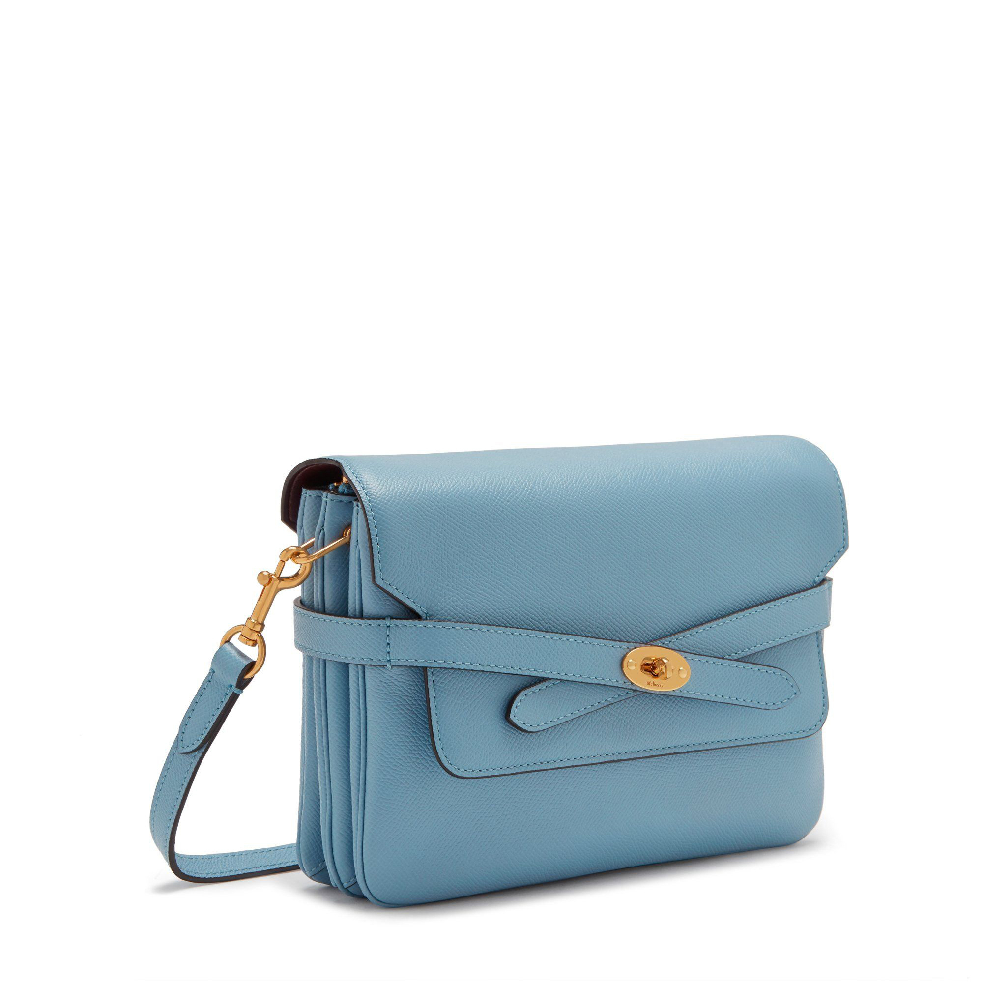 

Belted Bayswater satchel, Blue