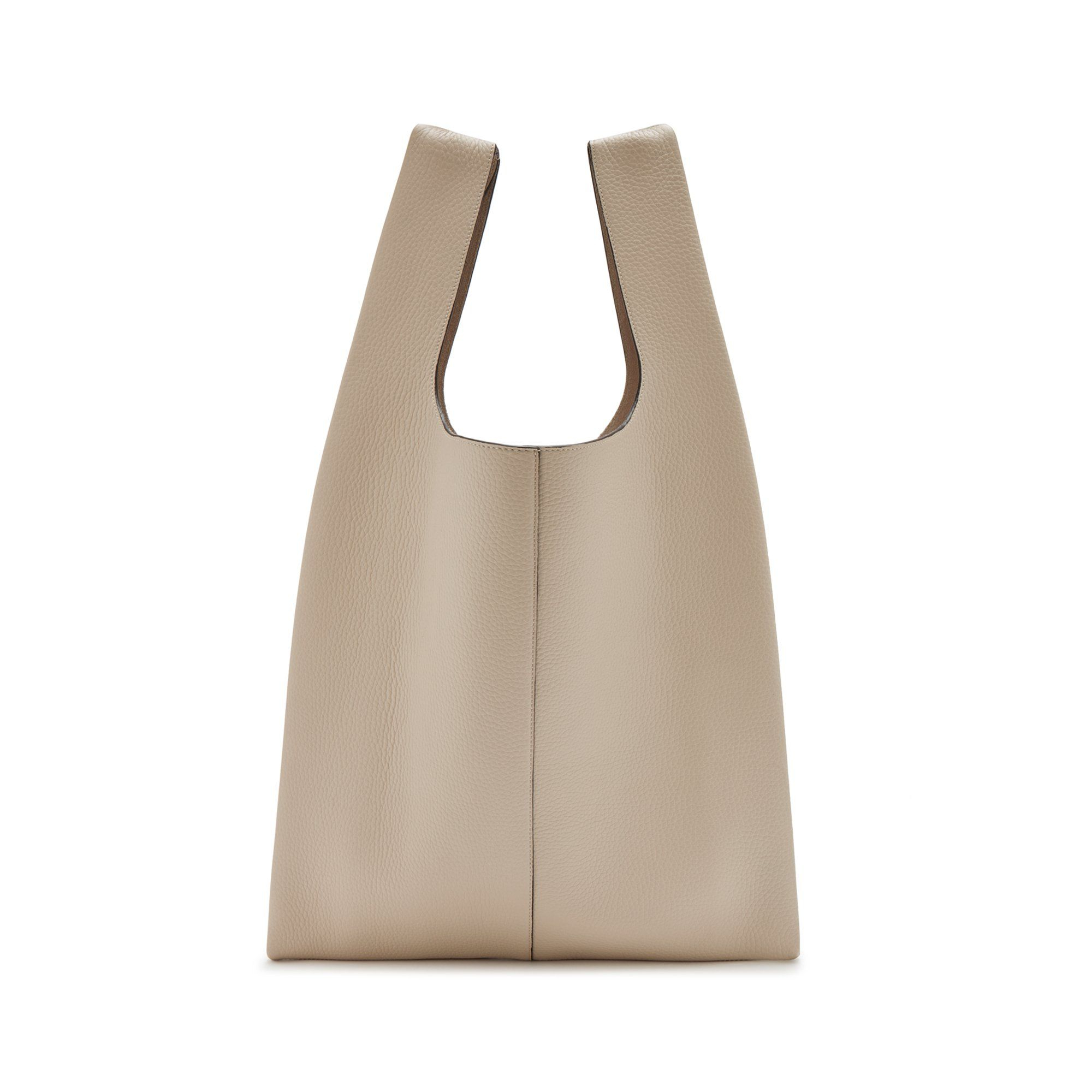 

Oversized Portobello tote bag, Beige