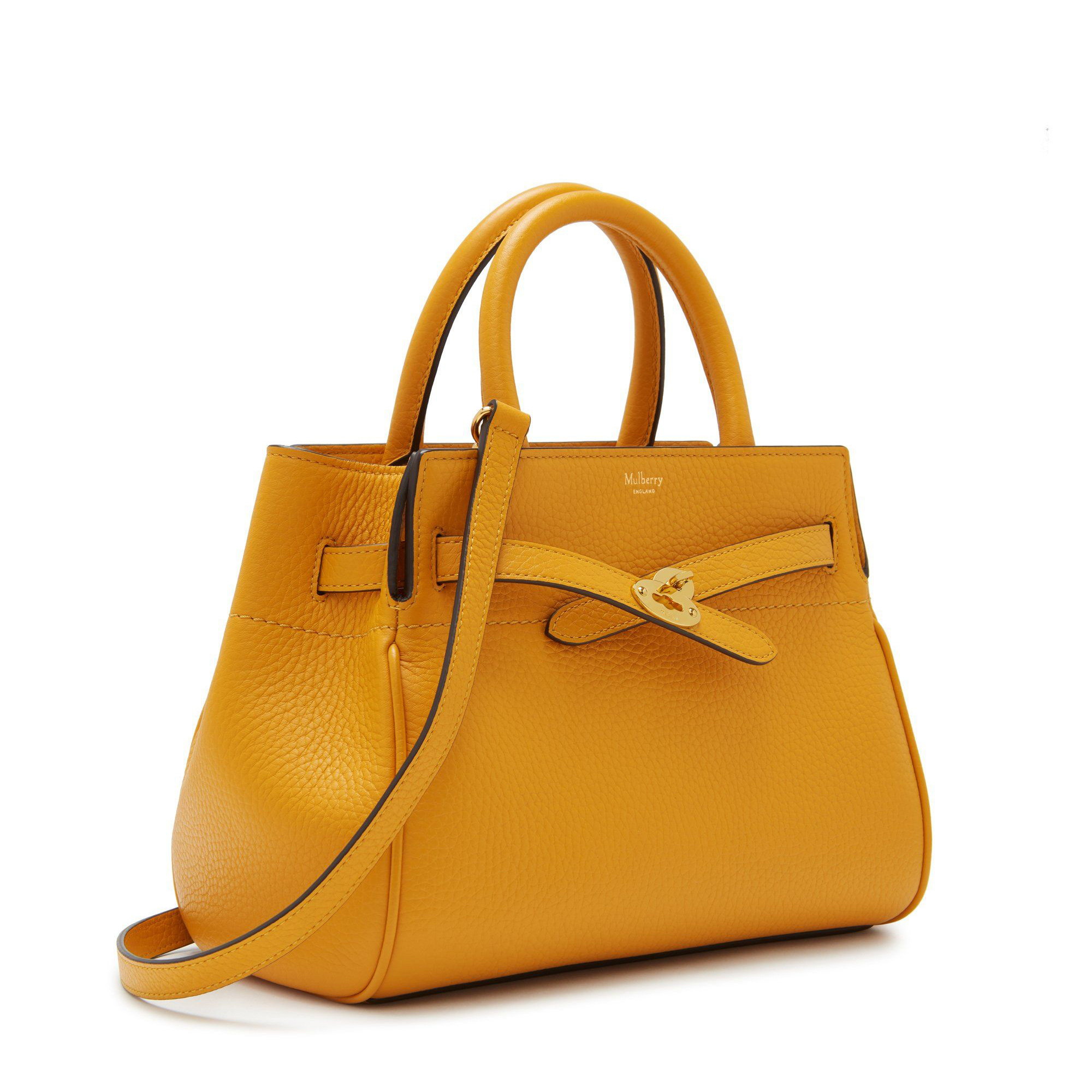

Small Belted Bayswater top-handle bag, Yellow