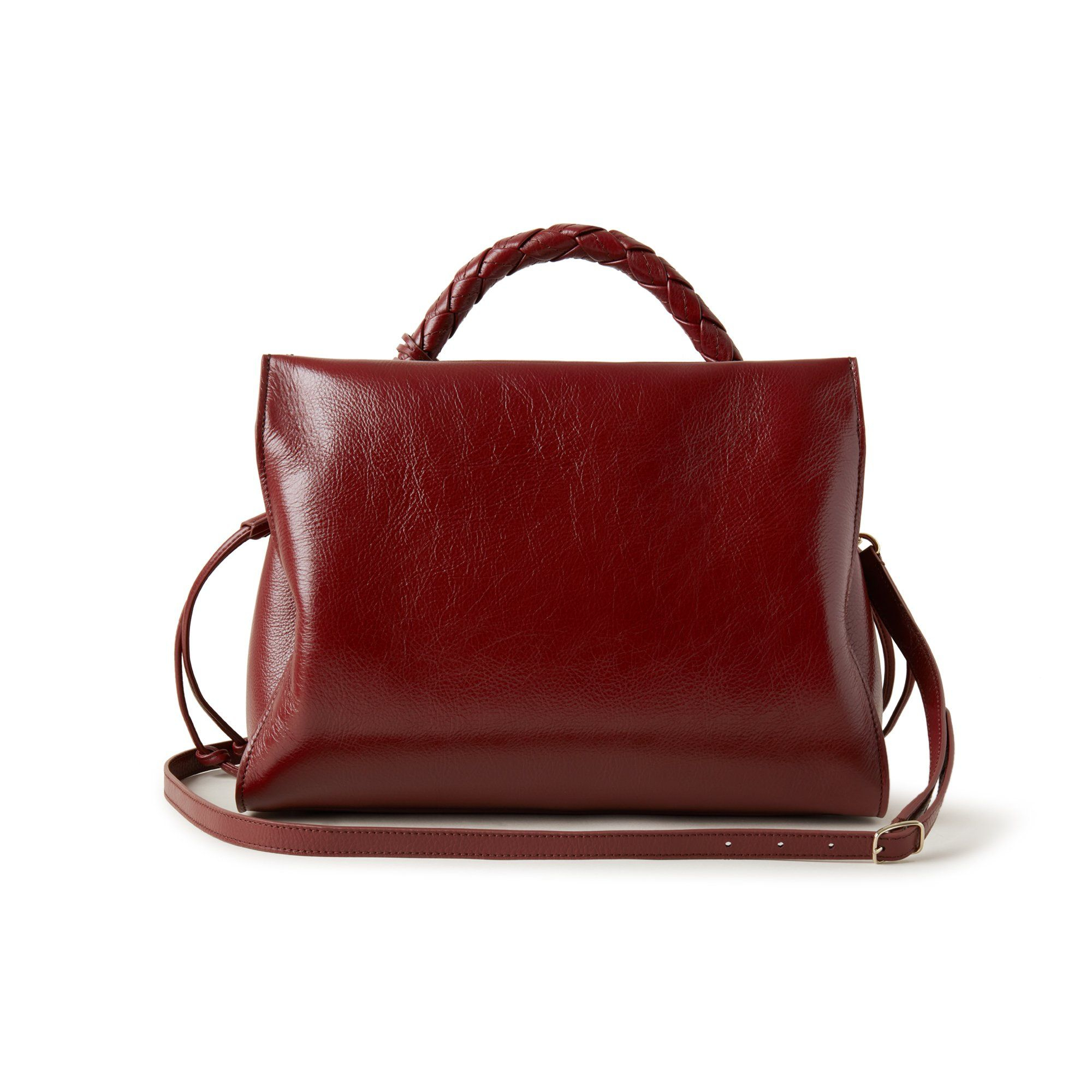 Iris top handle bag, Red