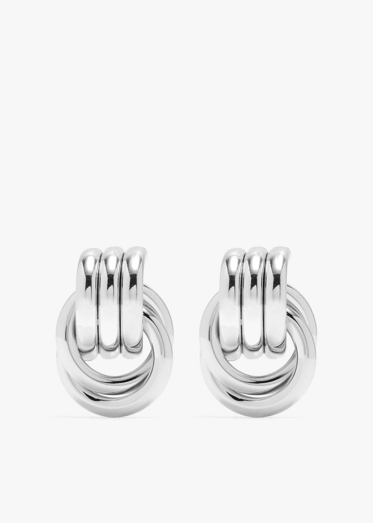 

Baby Knot earrings, Silver