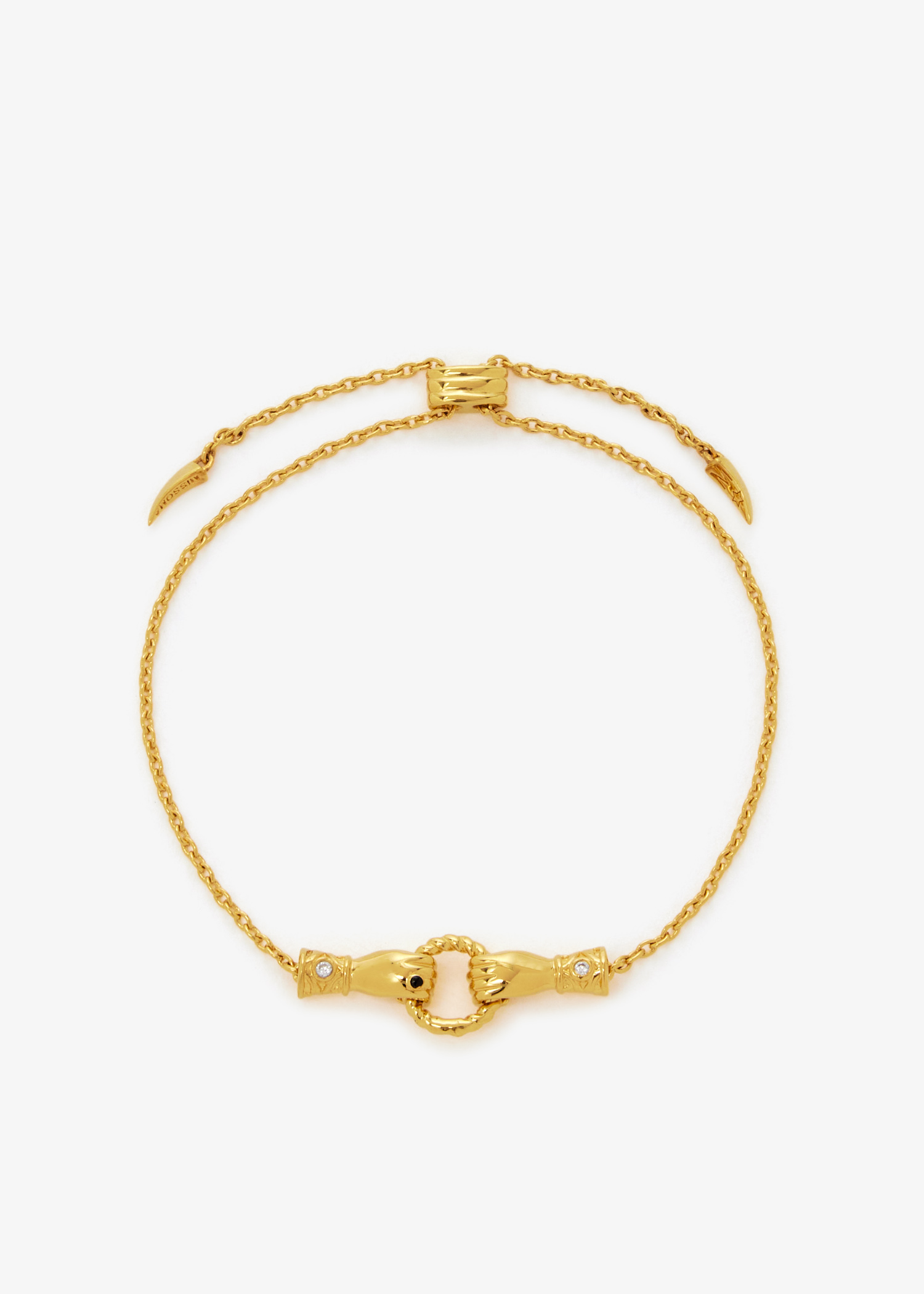 

x Harris Reed In Good Hands slider bracelet, Gold