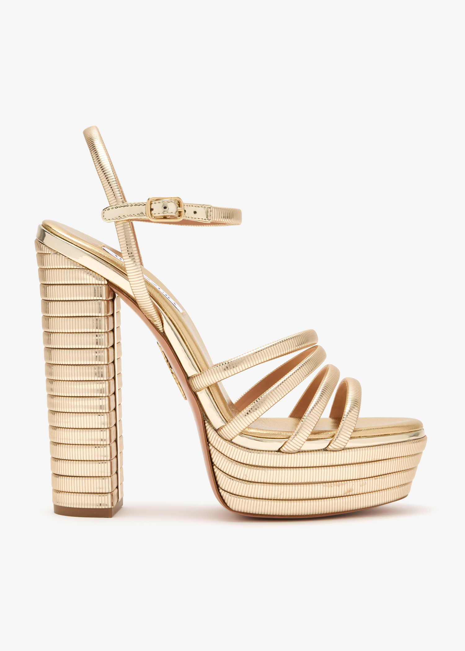

Heatwave plateau 140 sandals, Gold