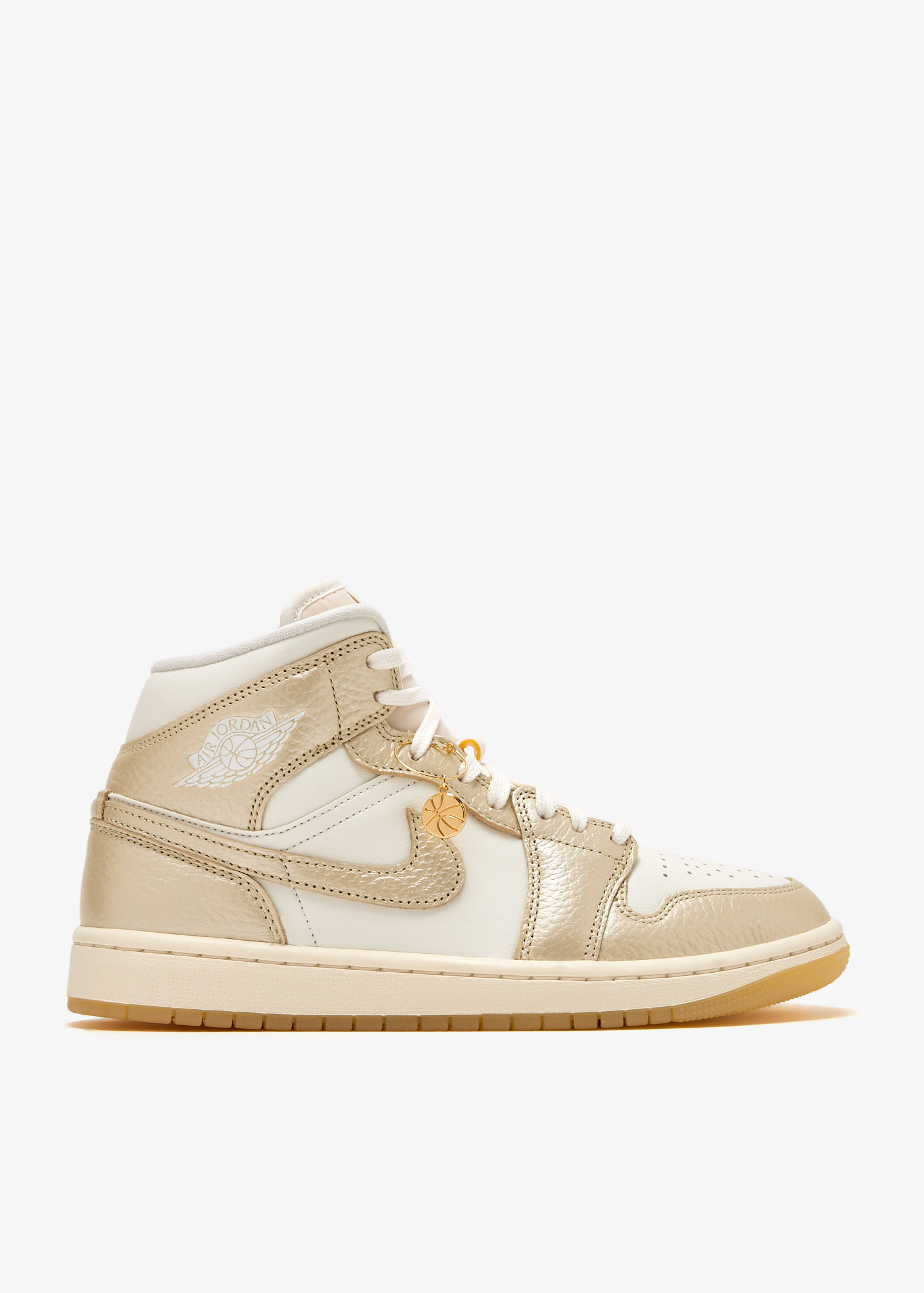 

Air Jordan 1 Mid 'Metallic Team Gold' sneakers, Beige
