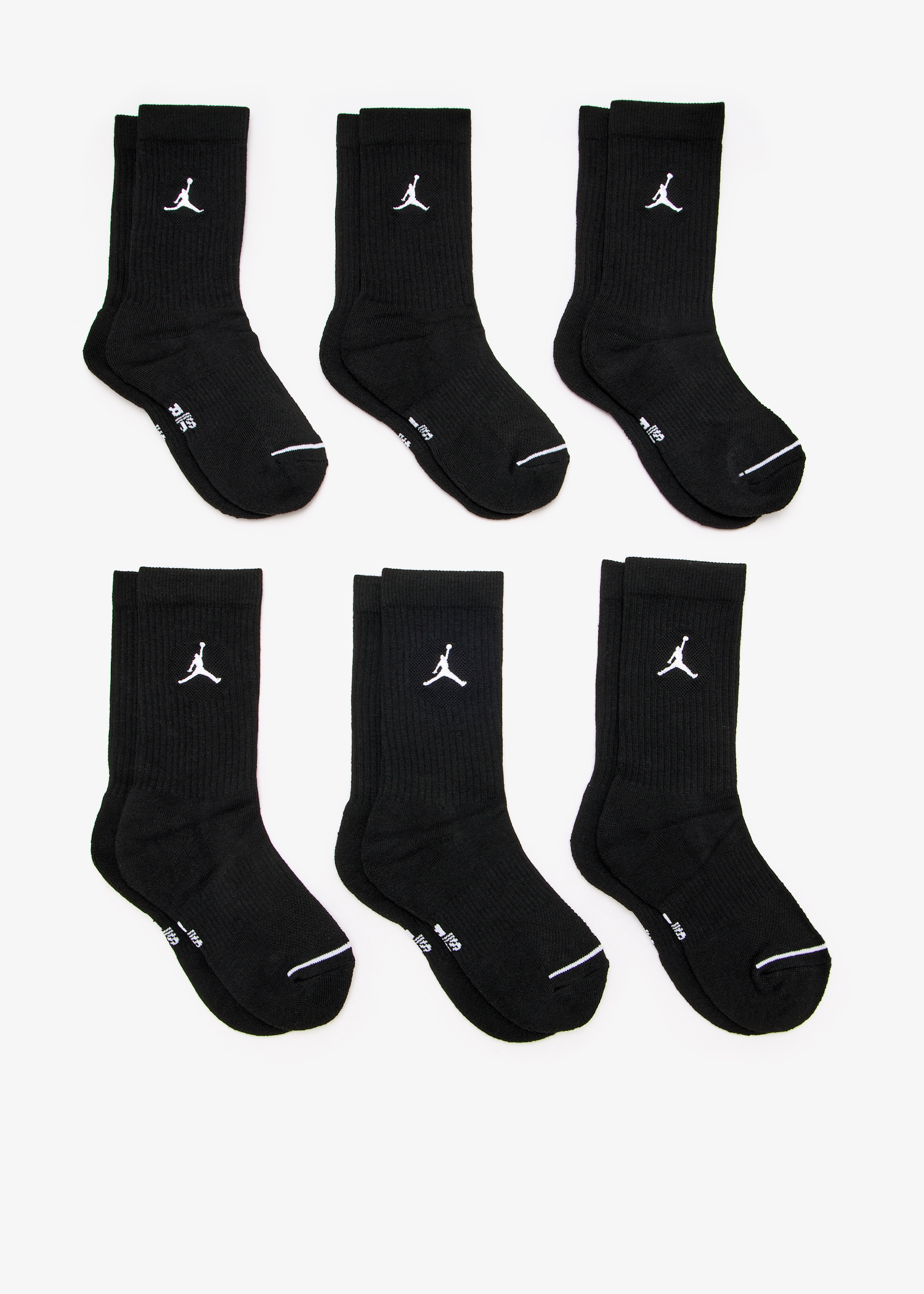 

Jordan Everyday crew socks, Black